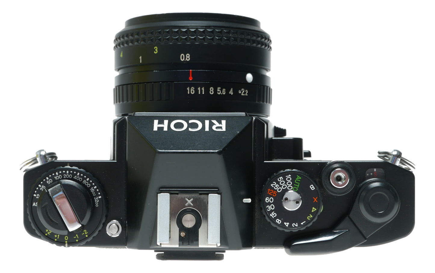 Ricoh KR-10 Vintage SLR Camera with XR Rikenon 55mm f/2.2 Lens - View 5