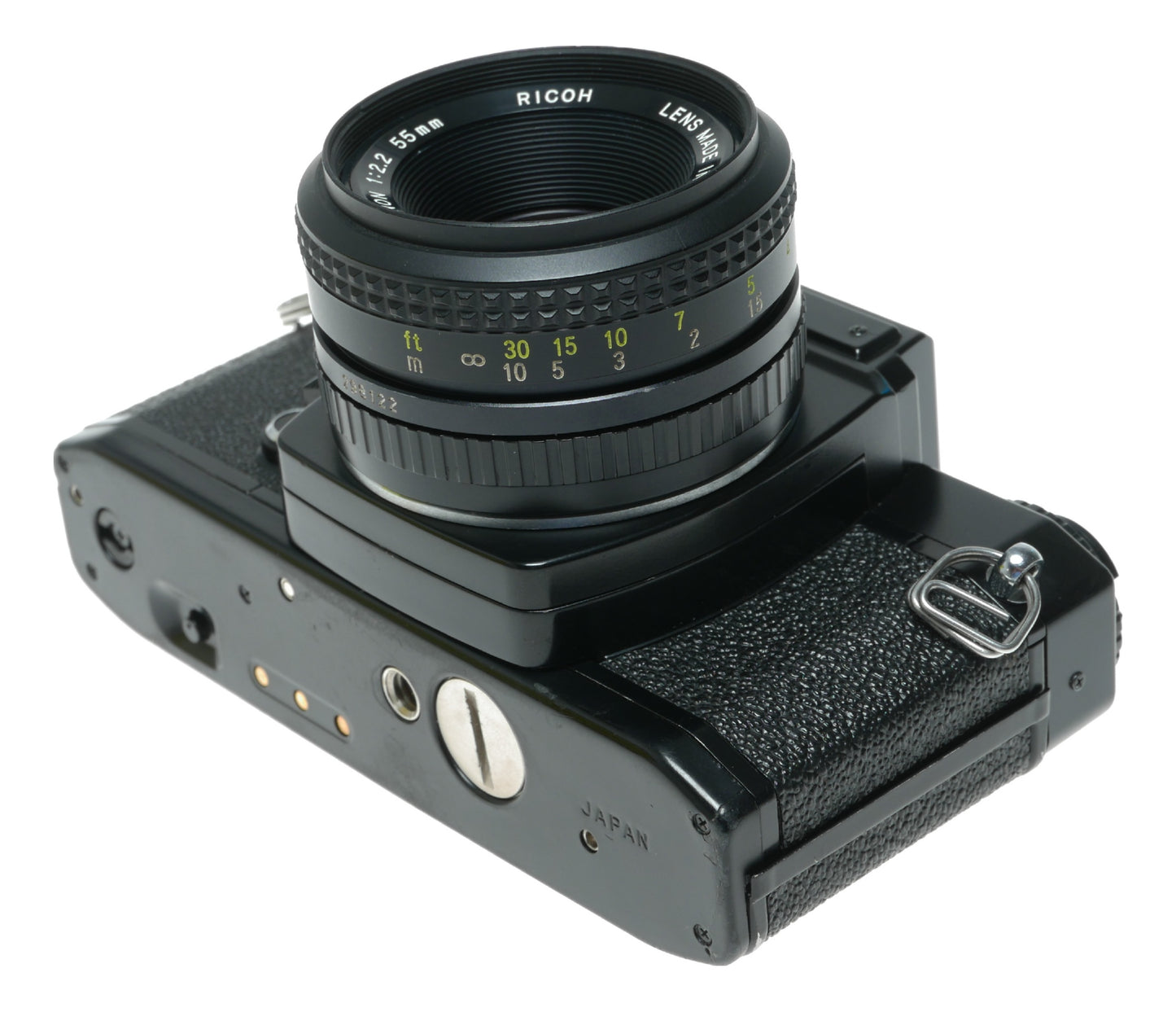 Ricoh KR-10 Vintage SLR Camera with XR Rikenon 55mm f/2.2 Lens - View 10