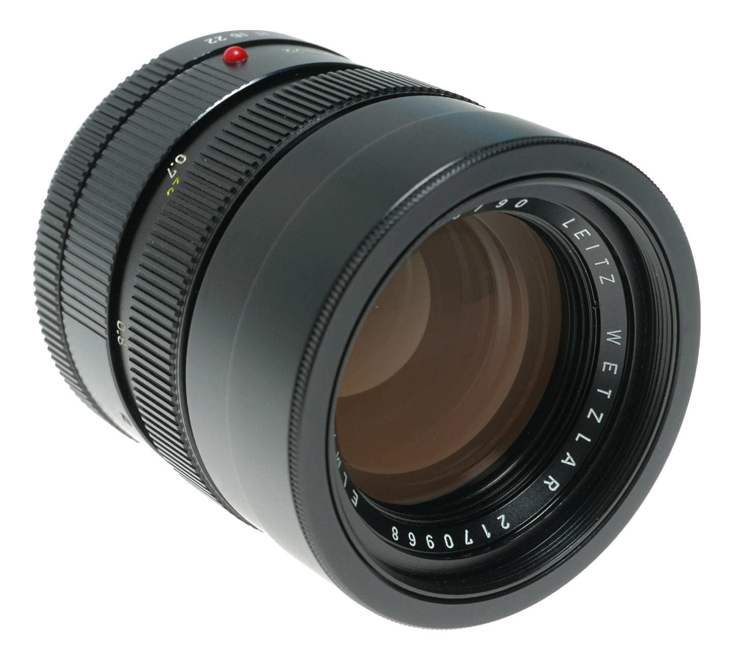 Leicaflex ELMARIT-R 90mm f/2.8 Vintage SLR Camera Lens by Leitz Wetzlar - View 4