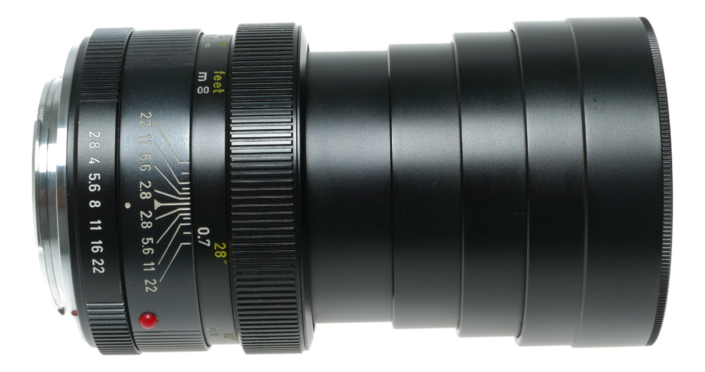 Leicaflex ELMARIT-R 90mm f/2.8 Vintage SLR Camera Lens by Leitz Wetzlar - View 12