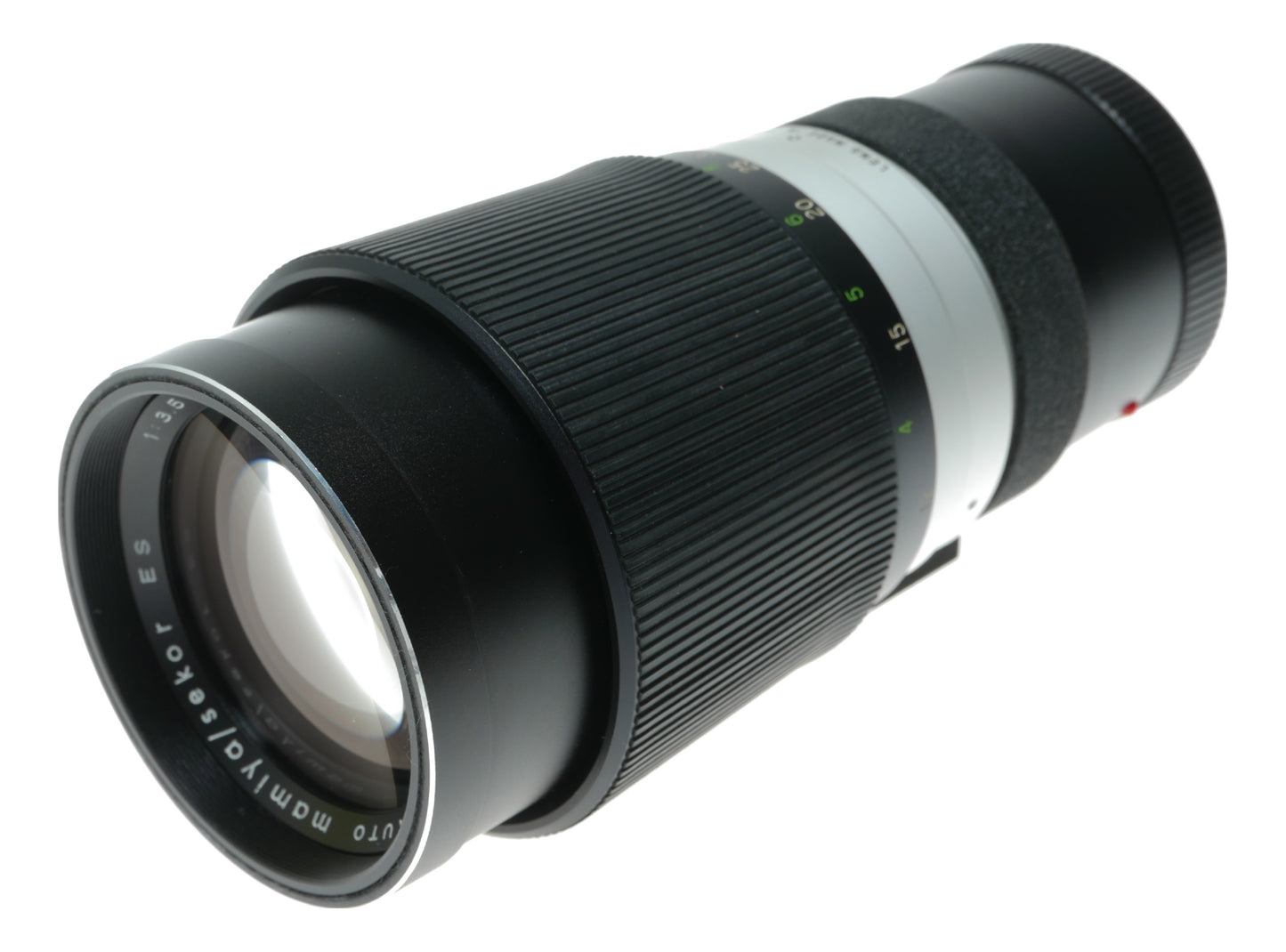 Mamiya/Sekor 200mm f/3.5 Auto Telephoto Lens Vintage Japanese Optics - View 3