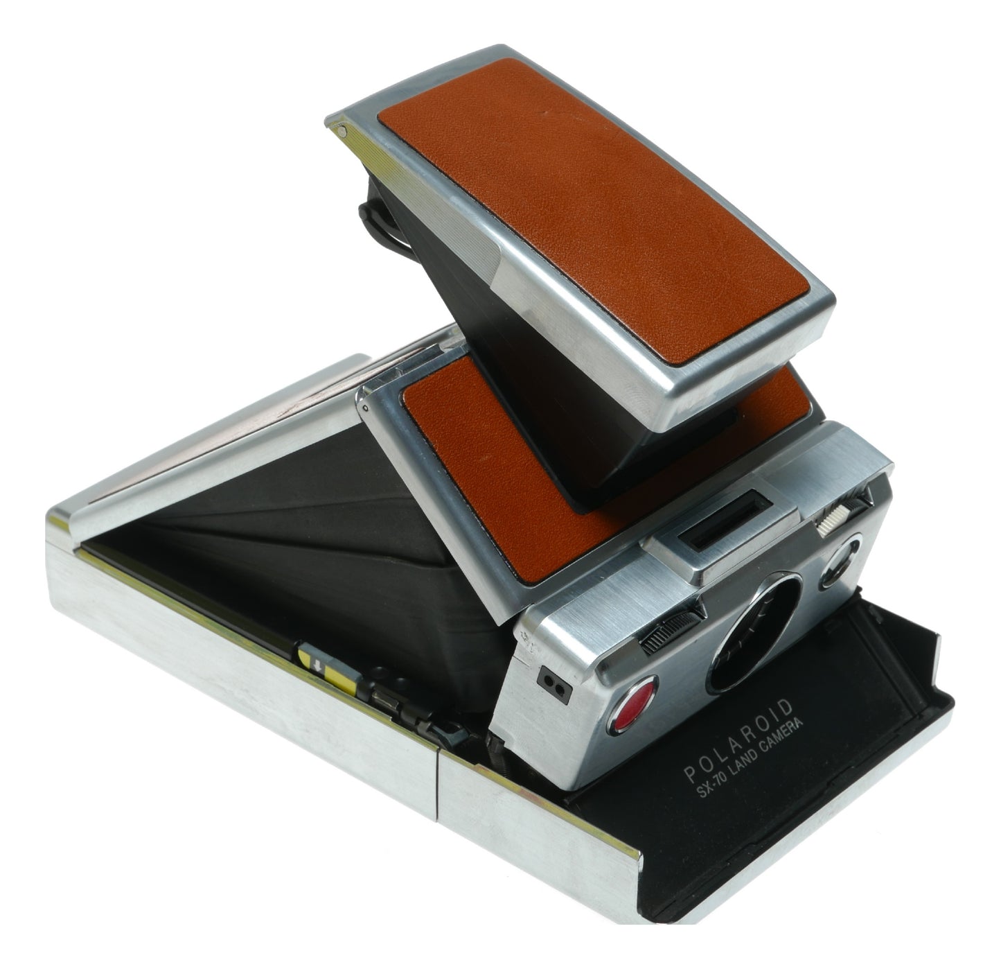 Polaroid SX-70 Land Camera with Flash and Flashbulb Compatibility - View 6