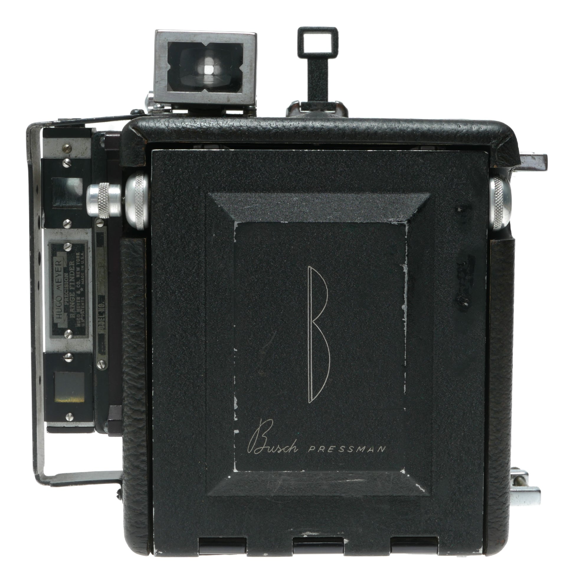 Busch Pressman Model 108 Vintage Rangefinder Camera with Wollensak and Hugo Meyer Lenses