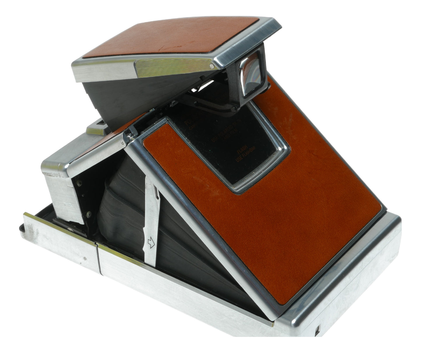 Polaroid SX-70 Land Camera with Flash and Flashbulb Compatibility - View 11