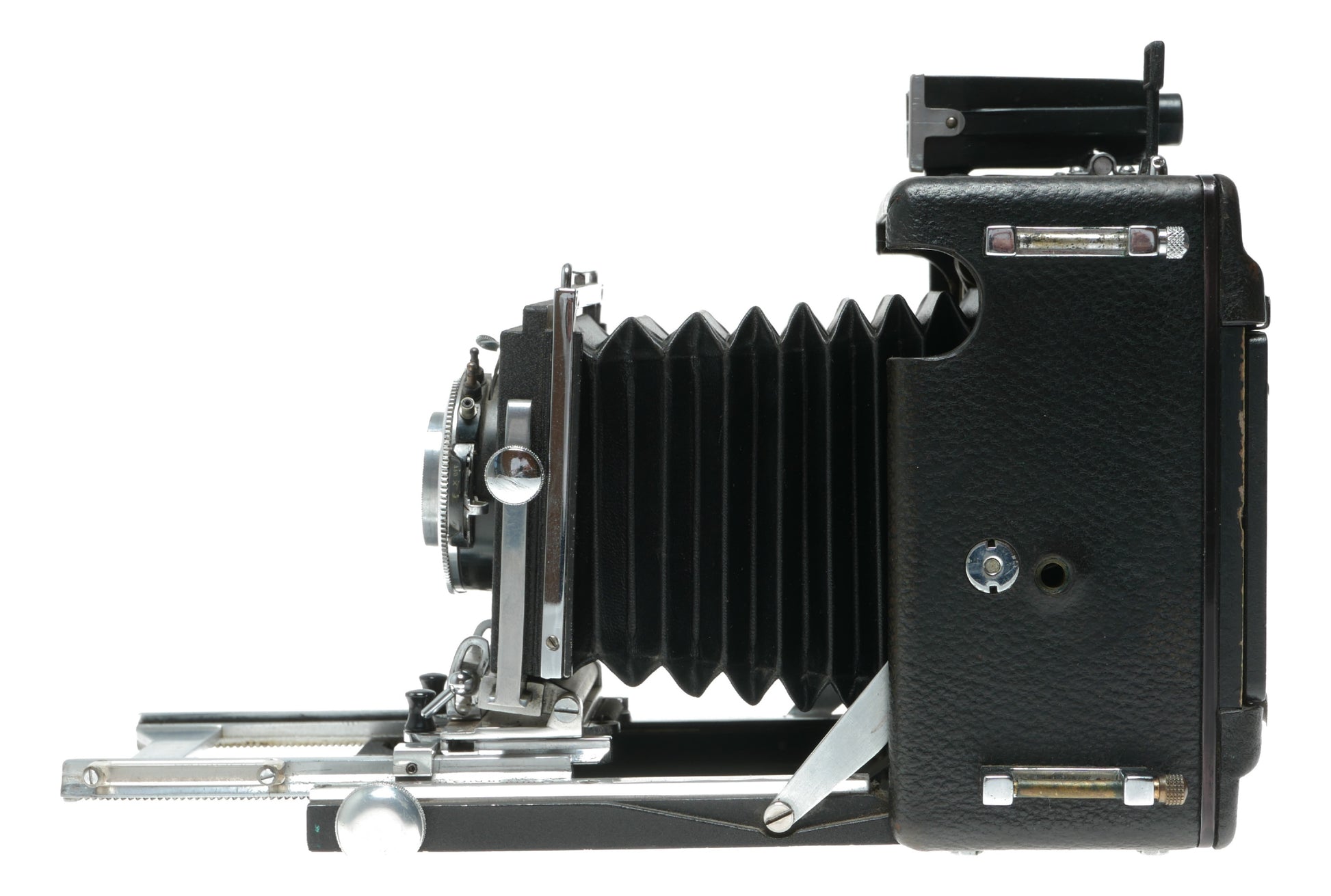 Busch Pressman Model 108 Vintage Rangefinder Camera with Wollensak and Hugo Meyer Lenses - View 6