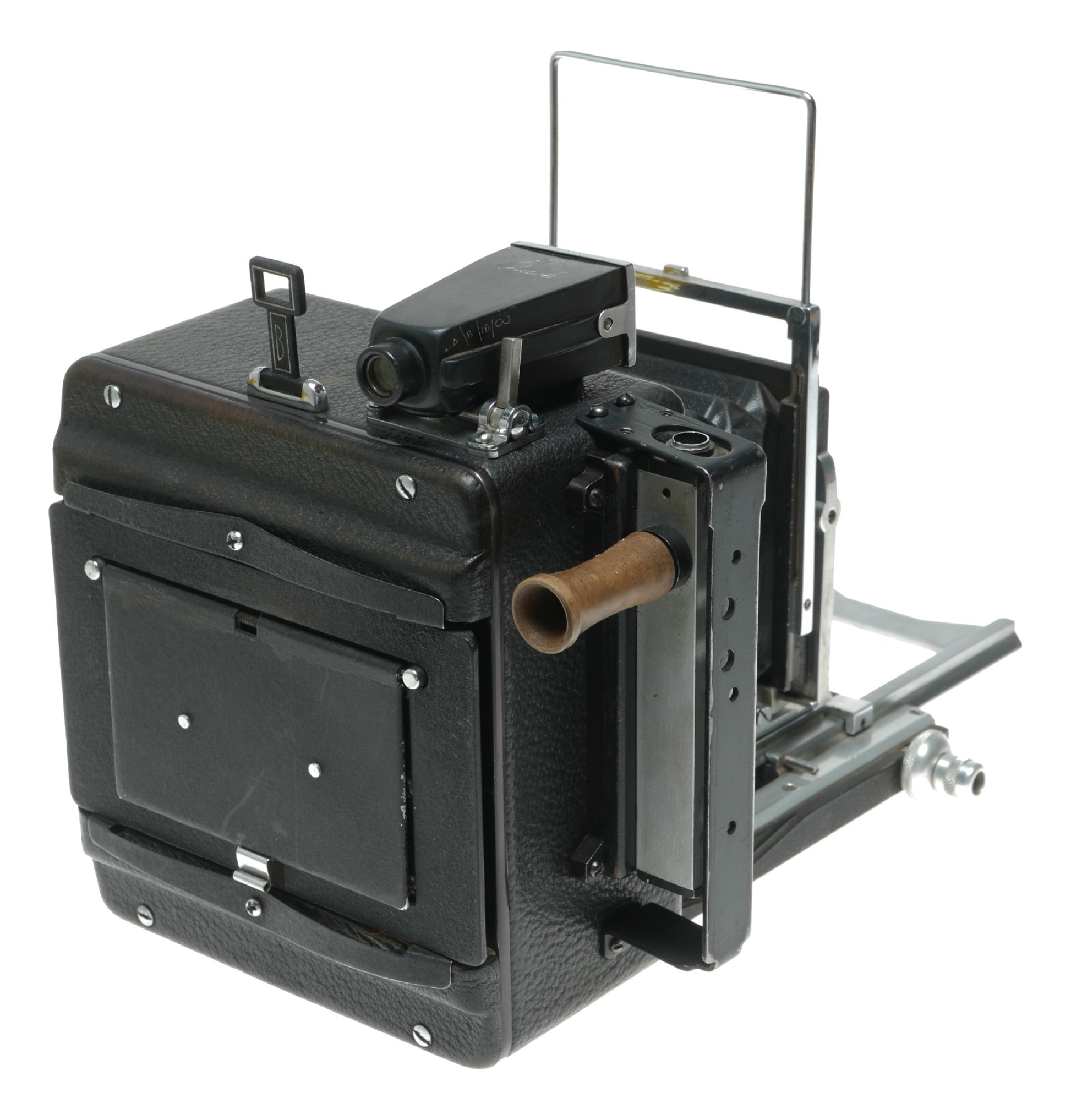 Busch Pressman Model 108 Vintage Rangefinder Camera with Wollensak and Hugo Meyer Lenses - View 12