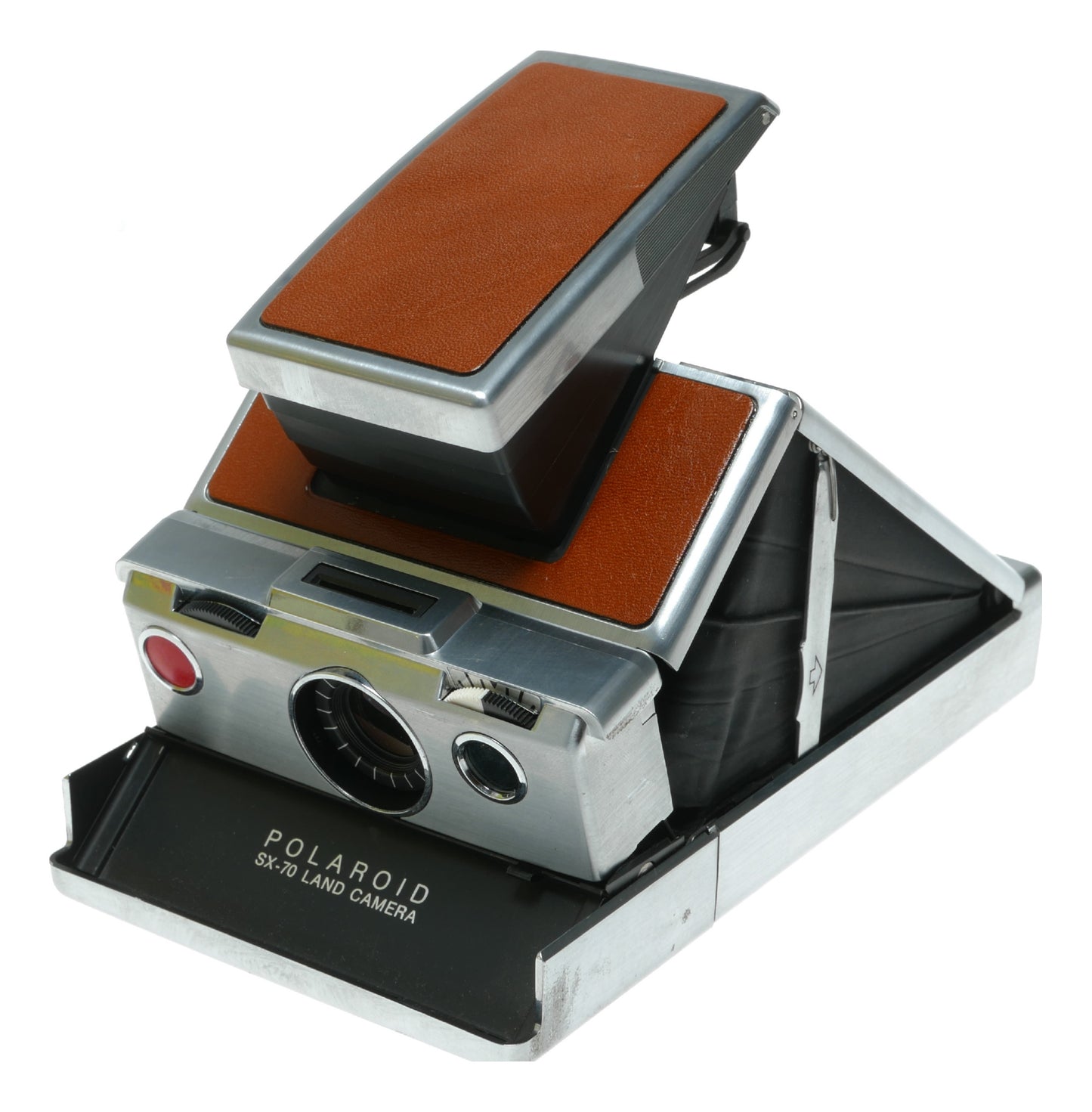 Polaroid SX-70 Land Camera with Flash and Flashbulb Compatibility - View 12