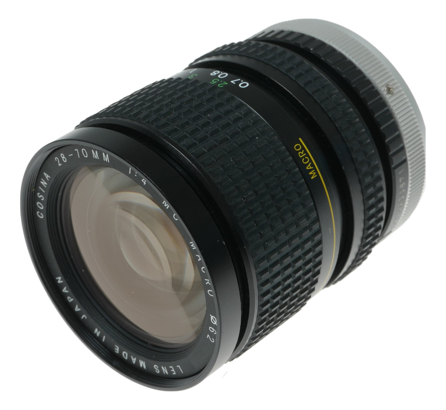 Cosina 28-70mm f/4 MC Macro Lens, Made in Japan, Ø62mm Filter Thread - View 3