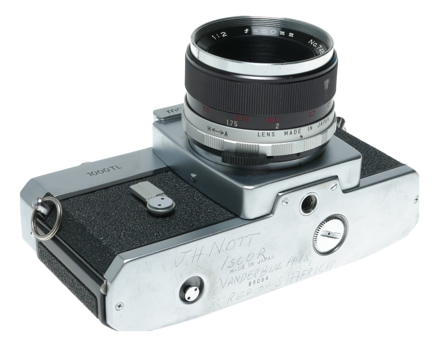 Mamiya-Sekor 1:1.2 f=50mm Vintage SLR Camera - Made in Japan - View 10