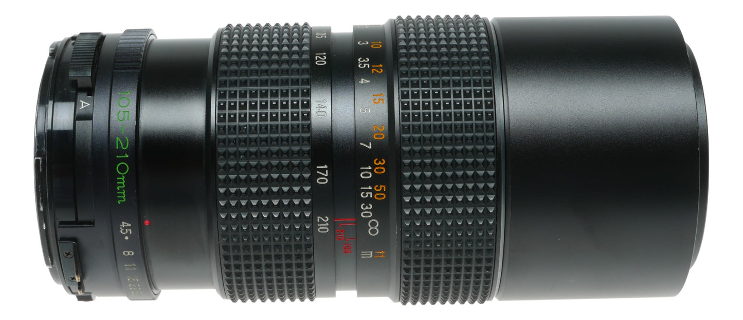 Mamiya-Sekor ULD Zoom Lens 105-210mm f/4.5 Vintage Japanese Lens - View 9