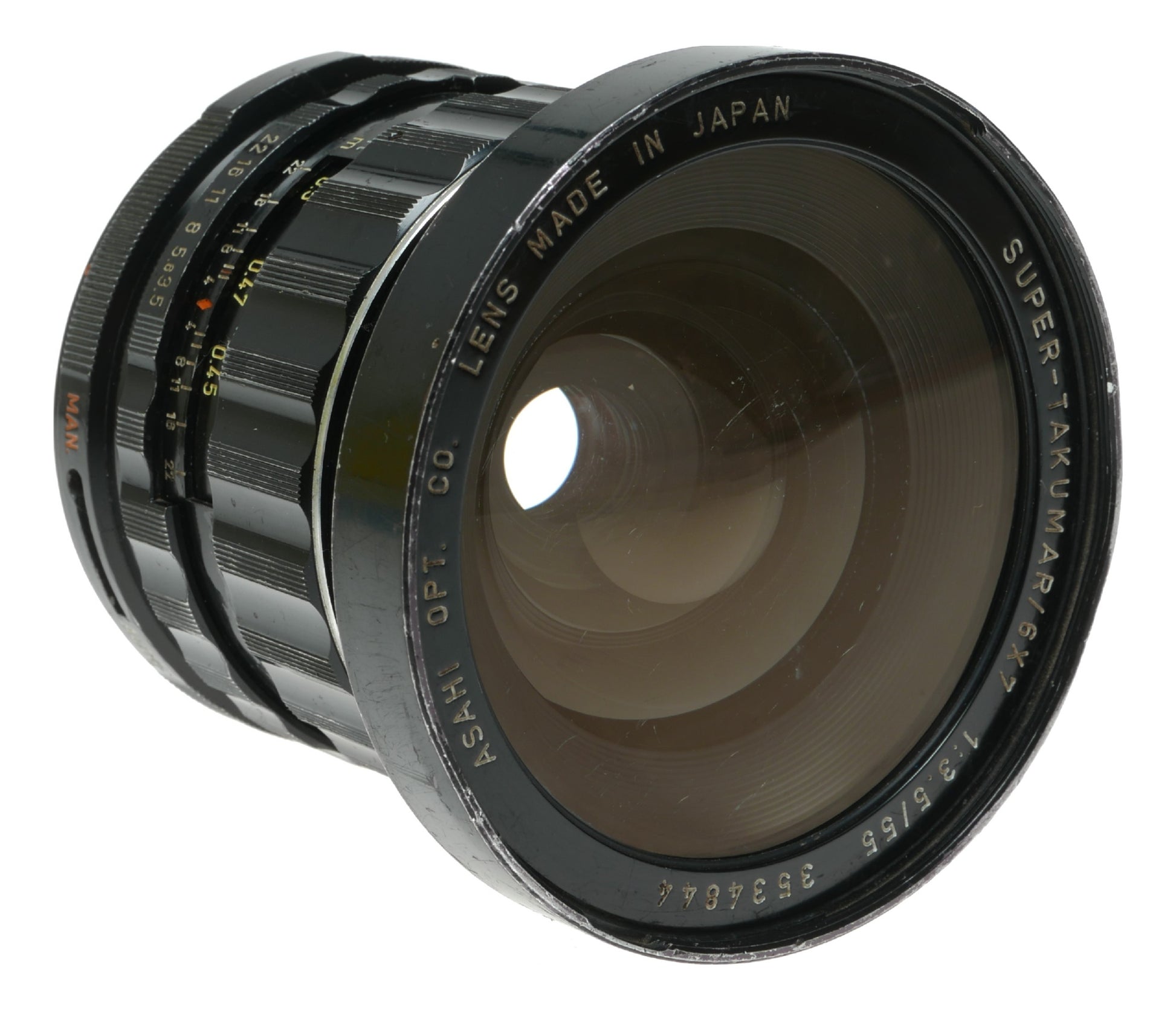 Asahi Pentax Super-Takumar 6x7 55mm f/3.5 Vintage Medium Format Camera Lens - View 2