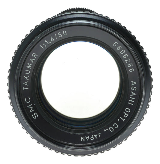 Asahi Pentax SMC Takumar 1:1.4/50mm Vintage SLR Camera Lens - View 2