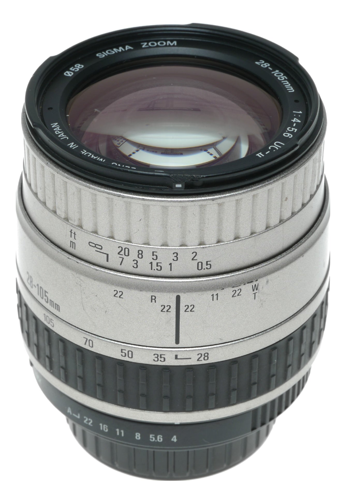Sigma 28-105mm f/4-5.6 UC-II Zoom Lens, Made in Japan, Ø58mm Filter Thread - View 2