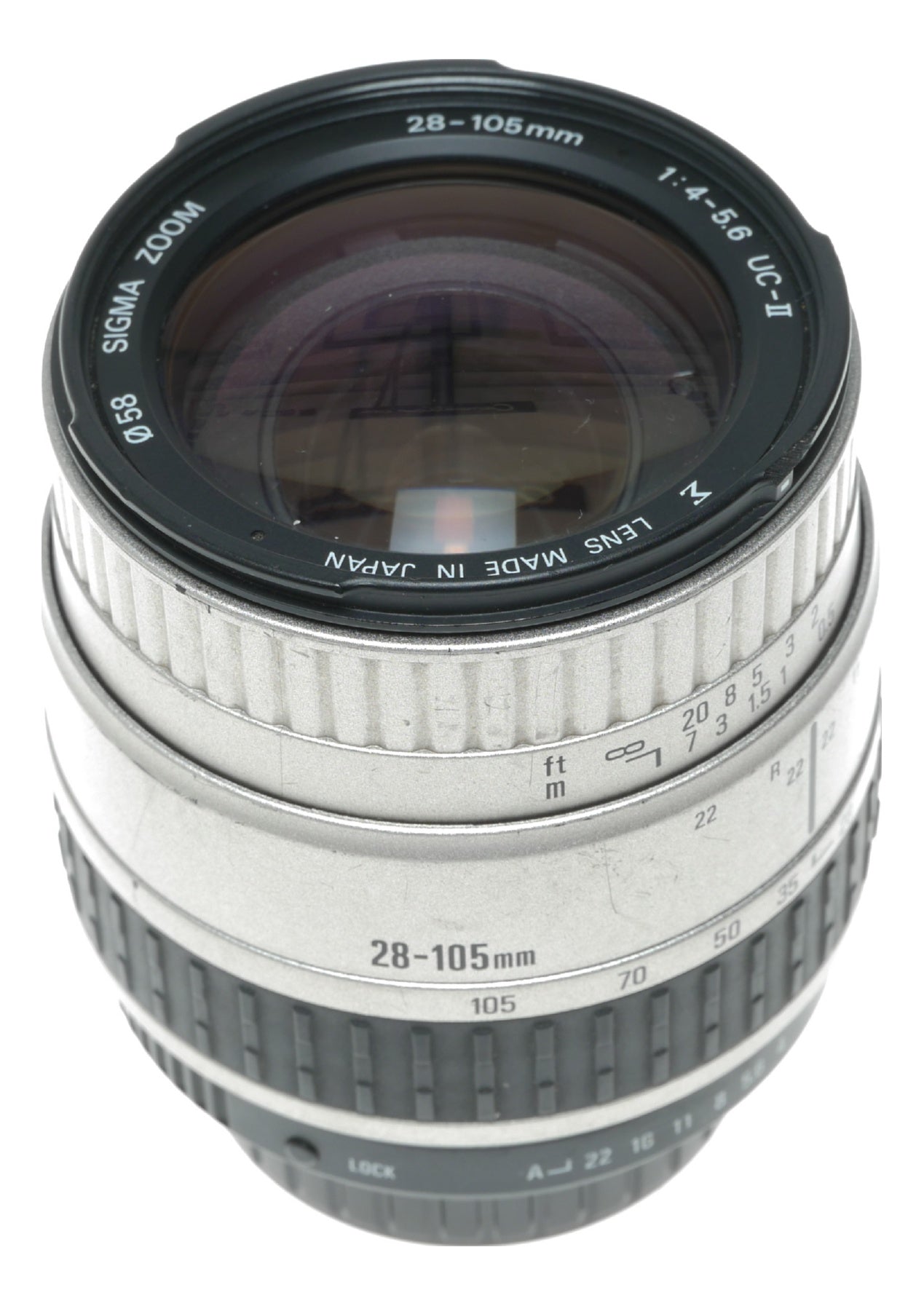 Sigma 28-105mm f/4-5.6 UC-II Zoom Lens, Made in Japan, Ø58mm Filter Thread - View 5