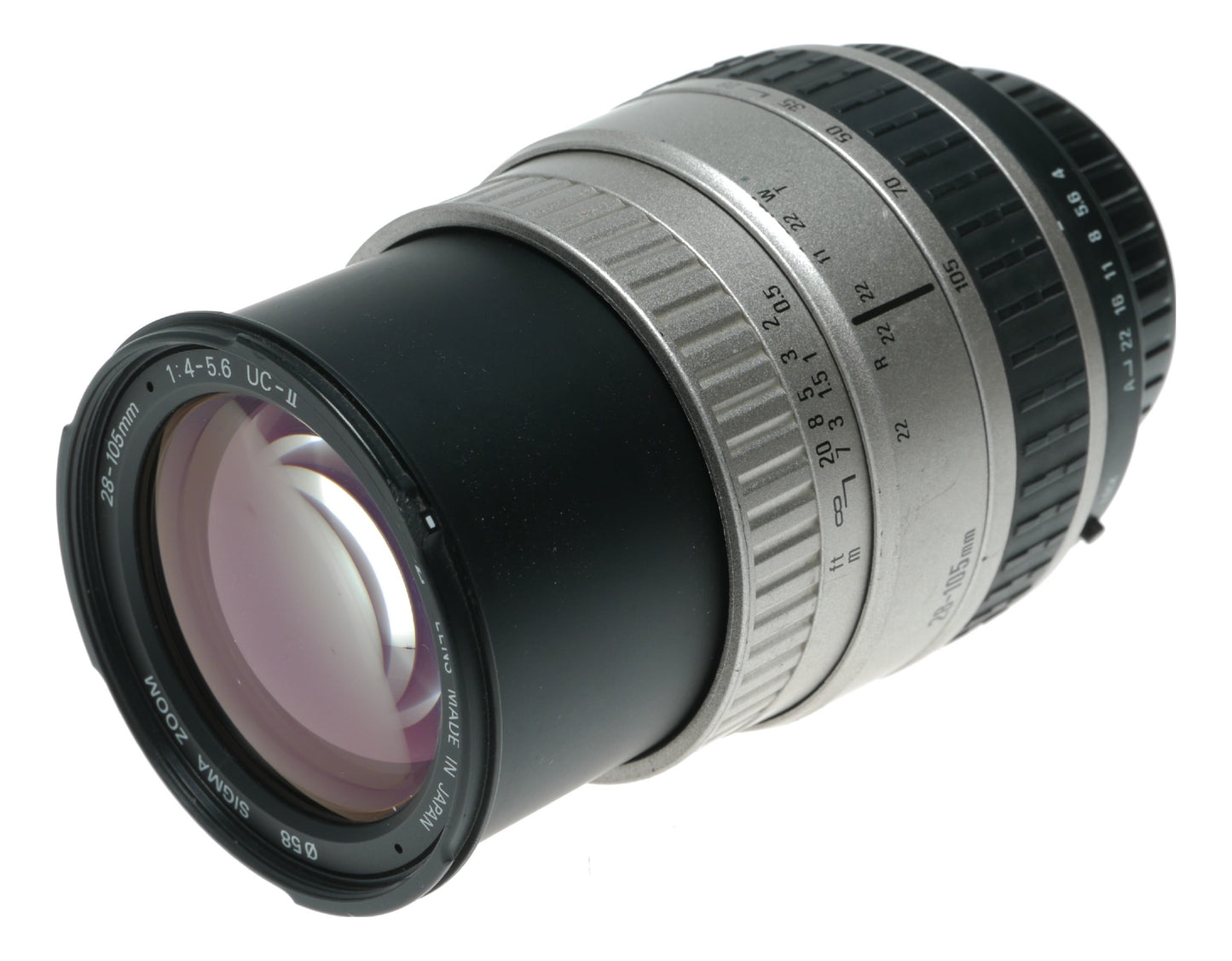 Sigma 28-105mm f/4-5.6 UC-II Zoom Lens, Made in Japan, Ø58mm Filter Thread - View 12