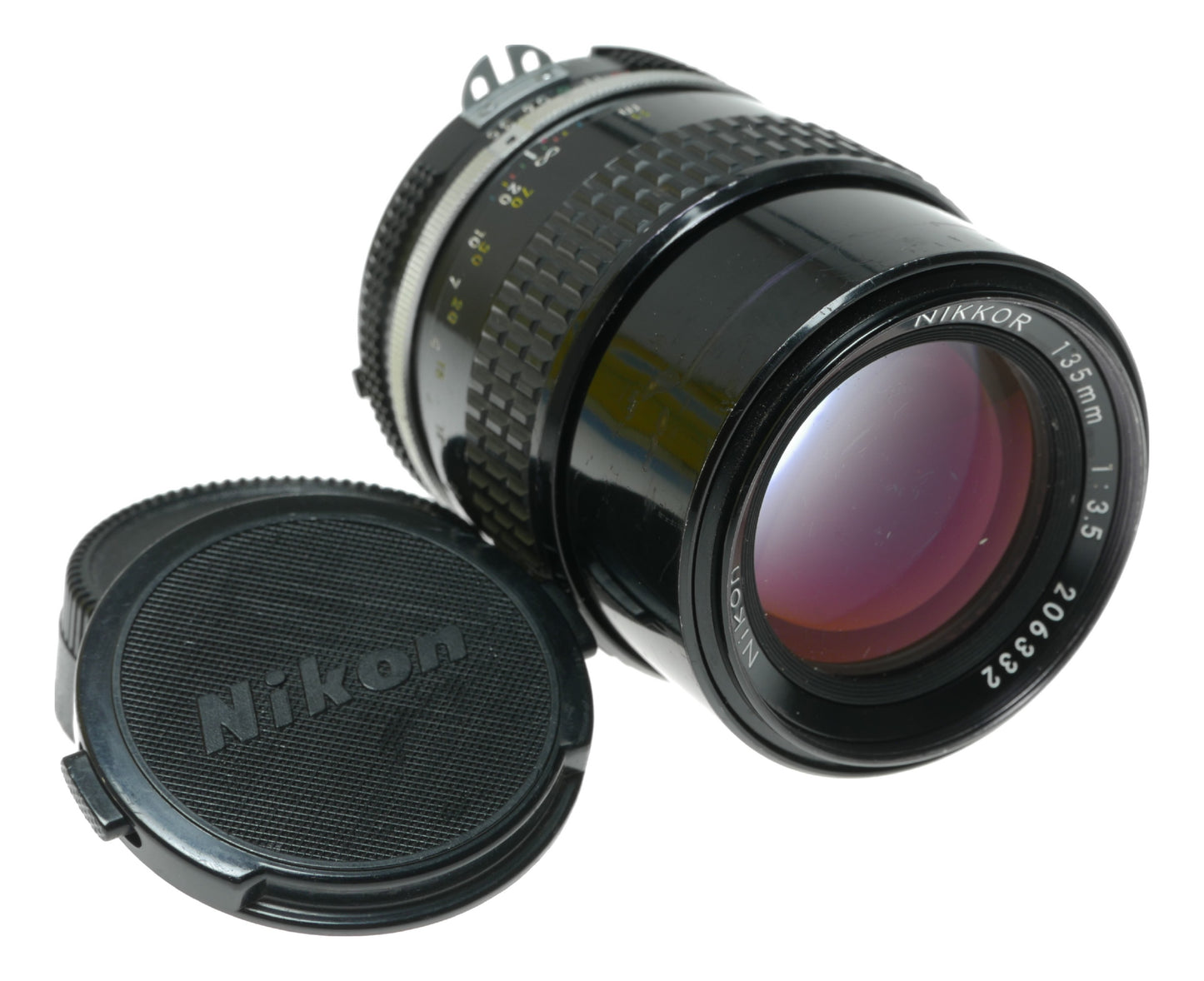Nikon Nikkor 135mm f/3.5 Manual Focus Lens - Made in Japan