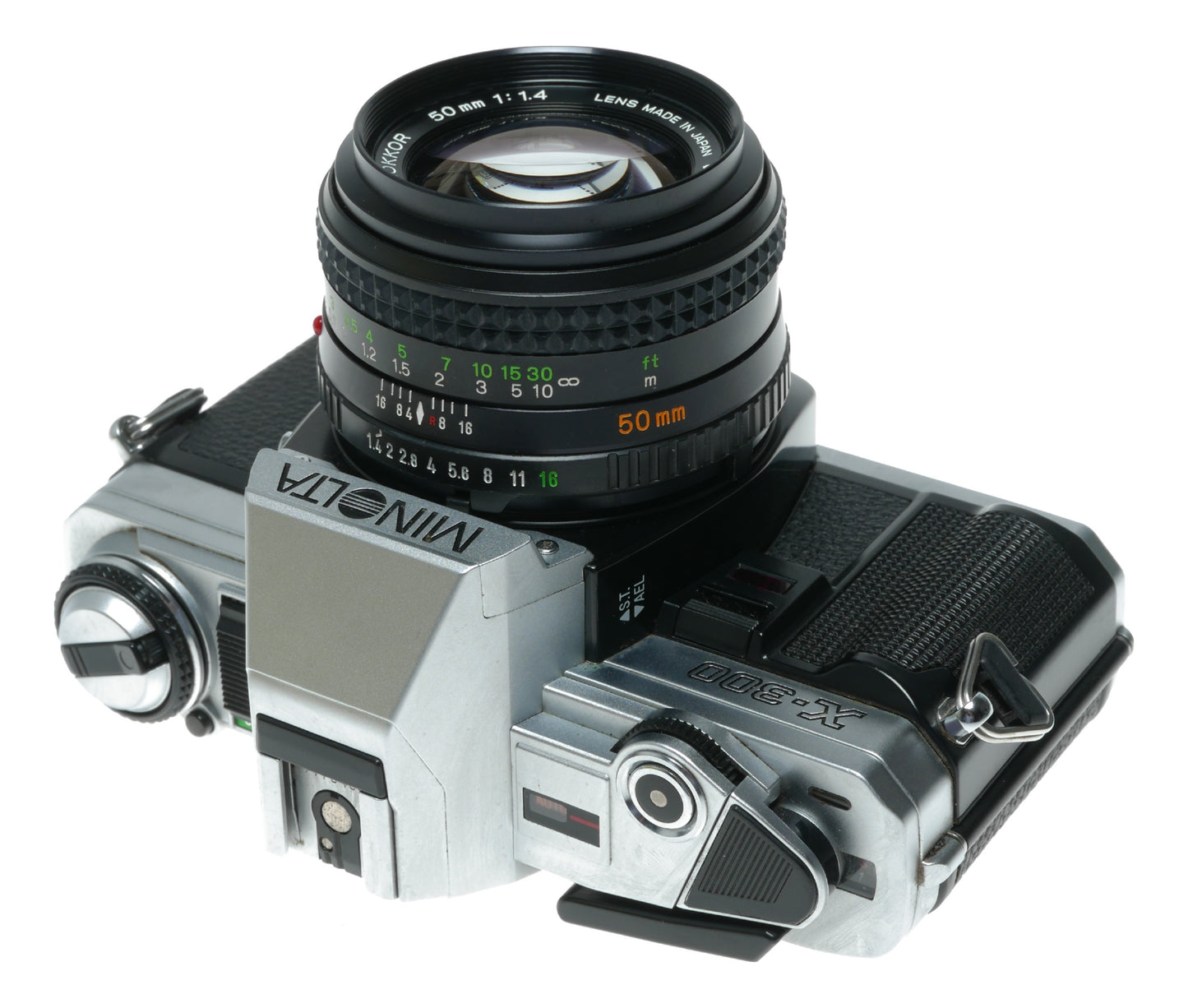 Minolta X-300 Vintage SLR Camera with Minolta MD Rokkor 50mm f/1.4 Lens - View 11