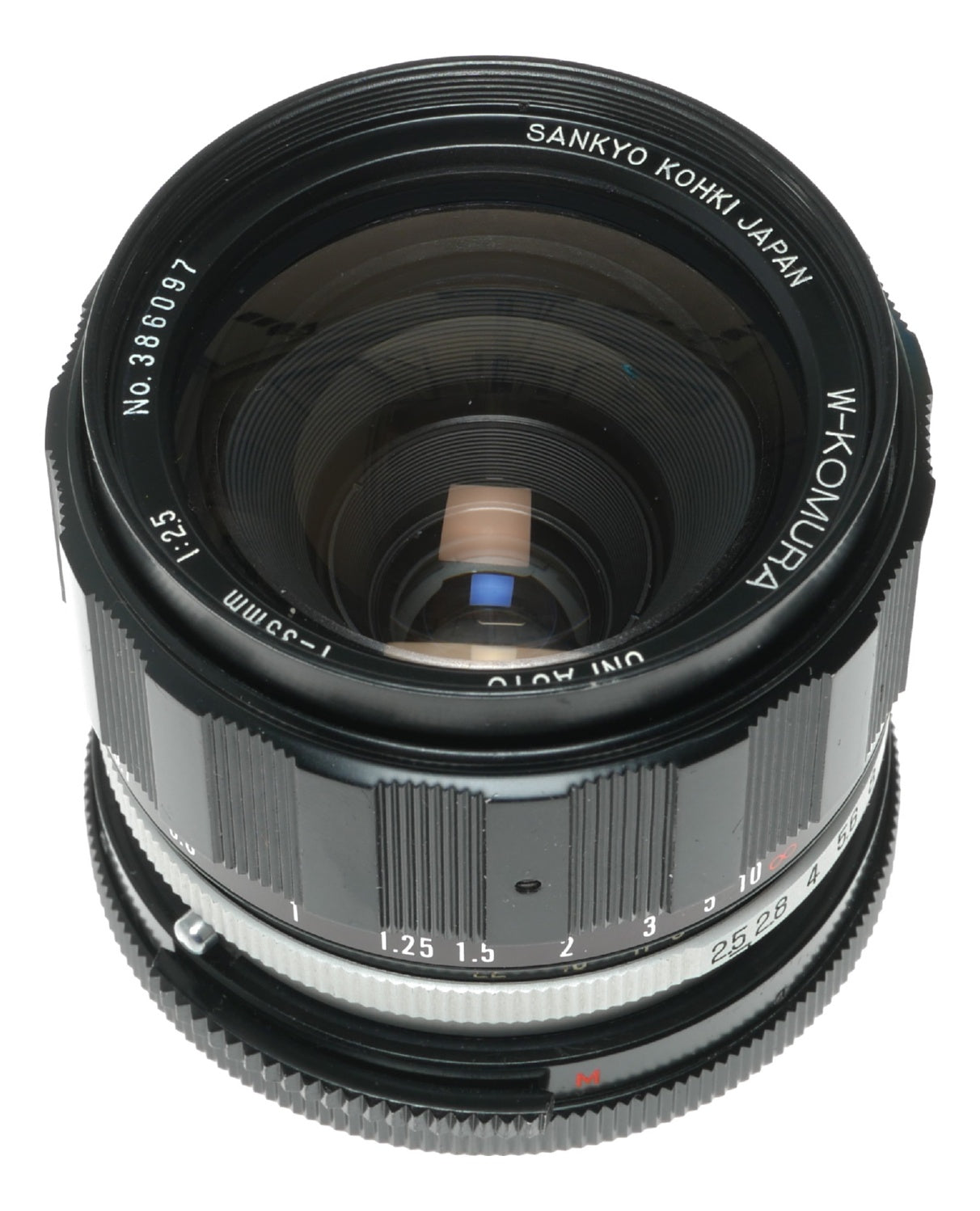 W-Komura Uni Auto 35mm f/2.5 Vintage Lens Made in Japan - View 8