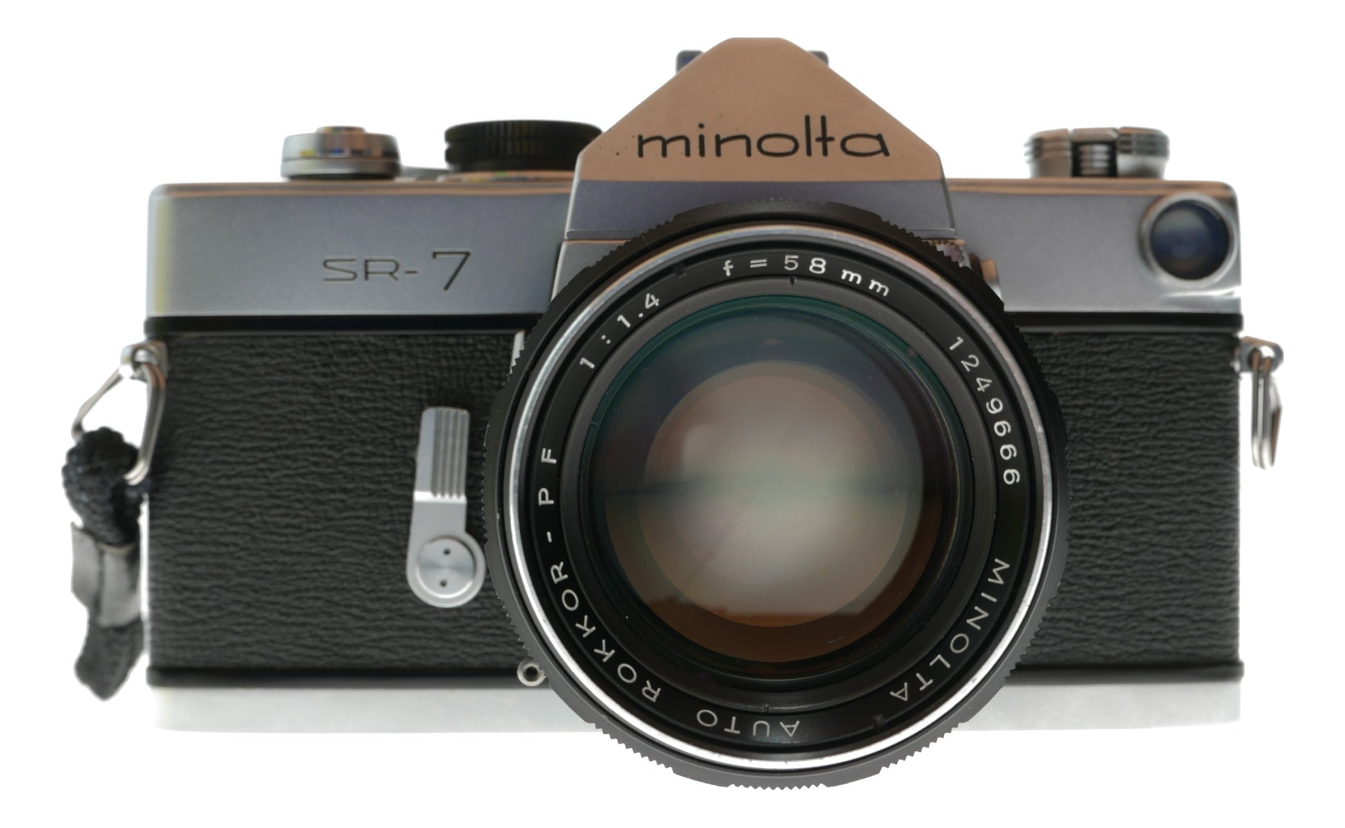 Minolta SR-7 Vintage SLR Camera with Auto Rokkor-PF 58mm f/1.4 Lens