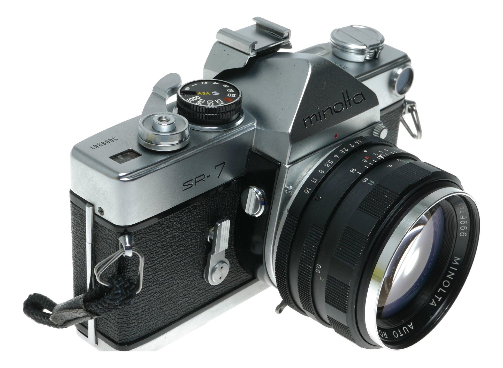 Minolta SR-7 Vintage SLR Camera with Auto Rokkor-PF 58mm f/1.4 Lens - View 4