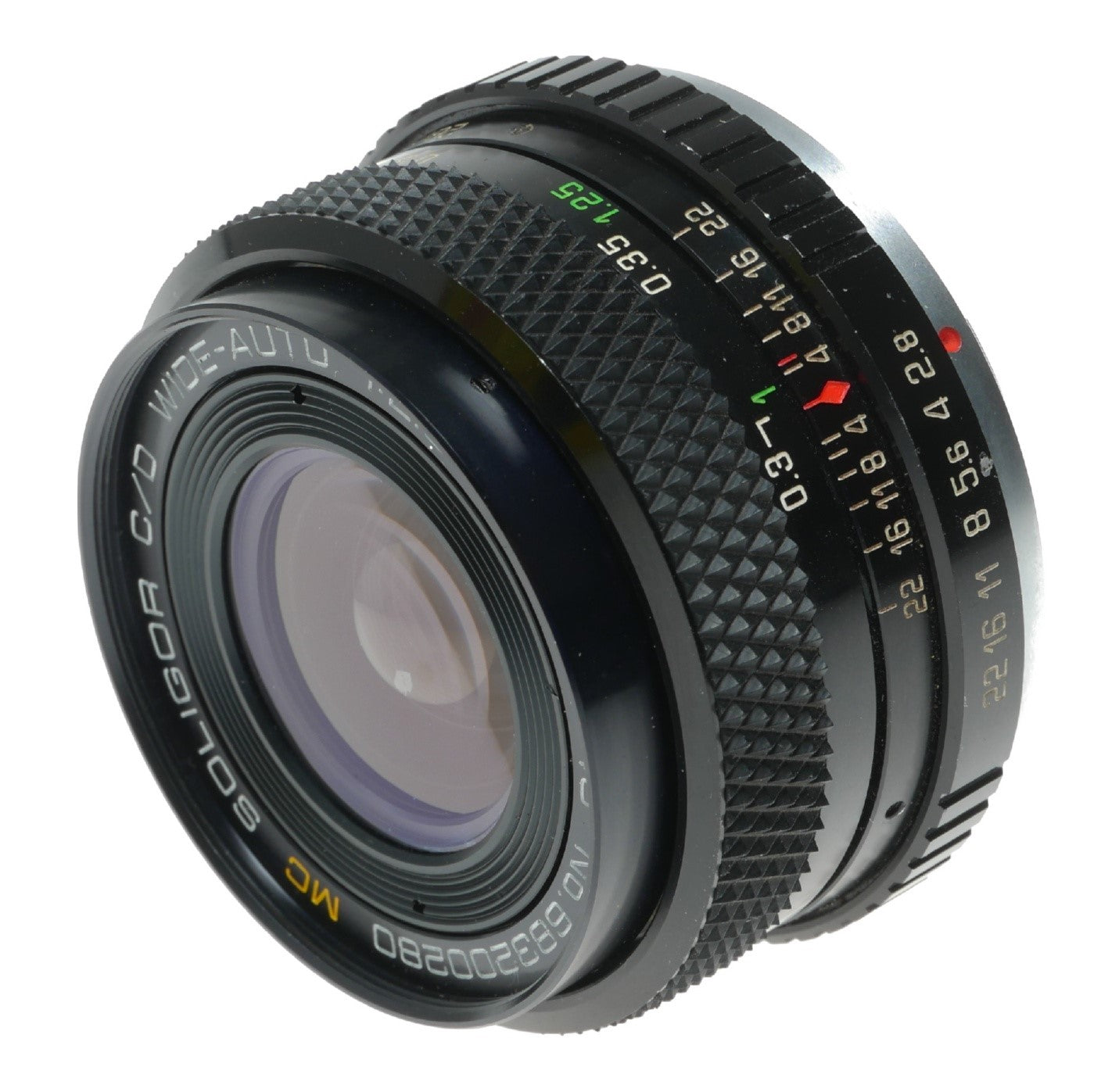 Soligor C/D Wide-Auto 28mm f/2.8 Vintage Prime Lens Made in Japan - View 10