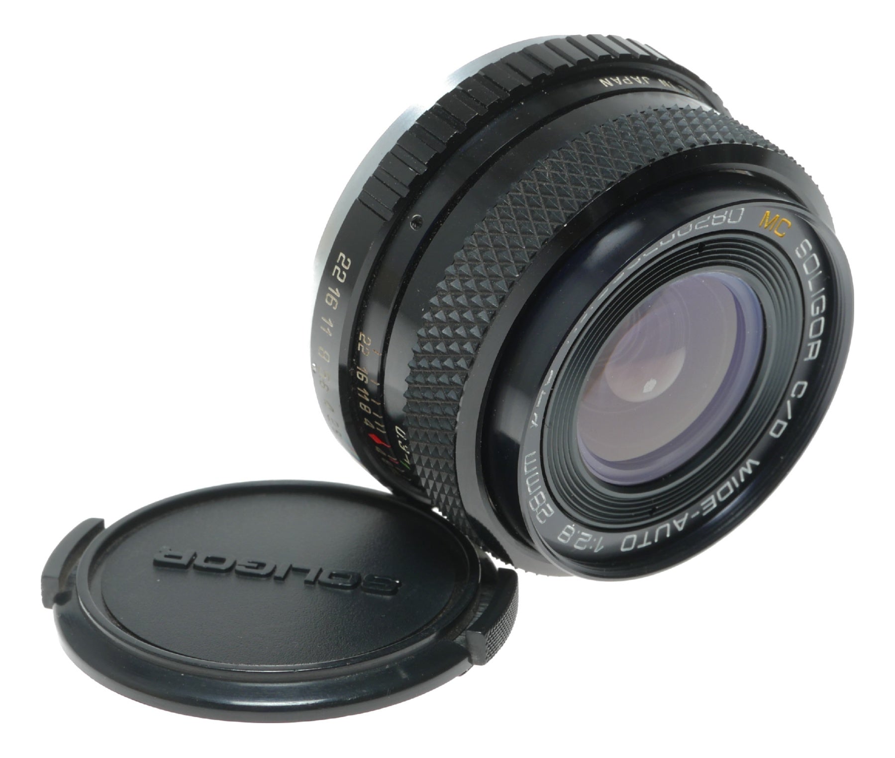 Soligor C/D Wide-Auto 28mm f/2.8 Vintage Prime Lens Made in Japan - View 12