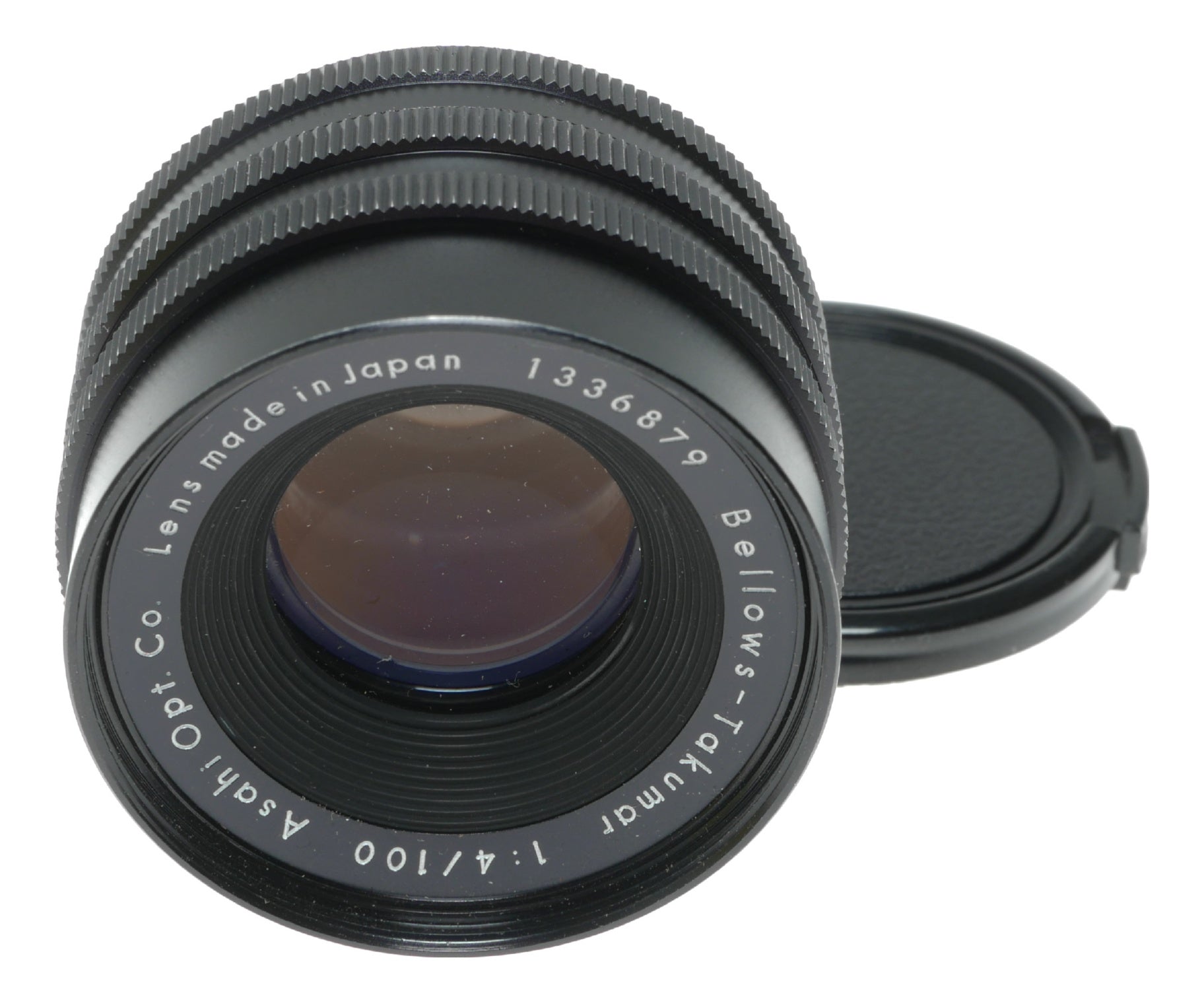 Asahi Optical Co. Bellows-Takumar 100mm f/4 Vintage Lens Made in Japan