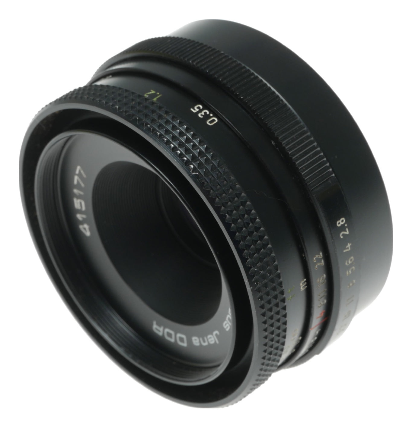 Carl Zeiss Jena DDR Tessar T 2.8/50mm Vintage Camera Lens - View 3