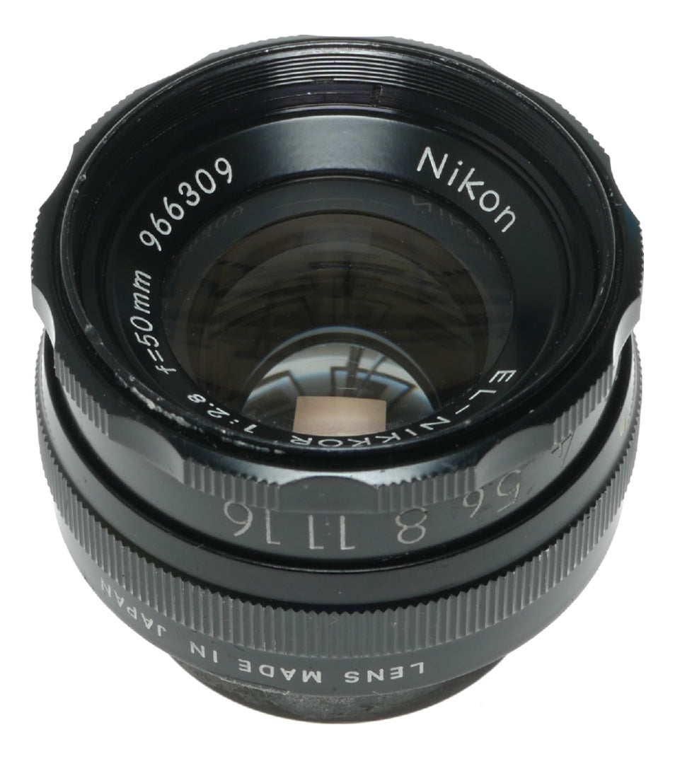 Nikon EL-NIKKOR 50mm f/2.8 Enlarging Lens Made in Japan - View 4