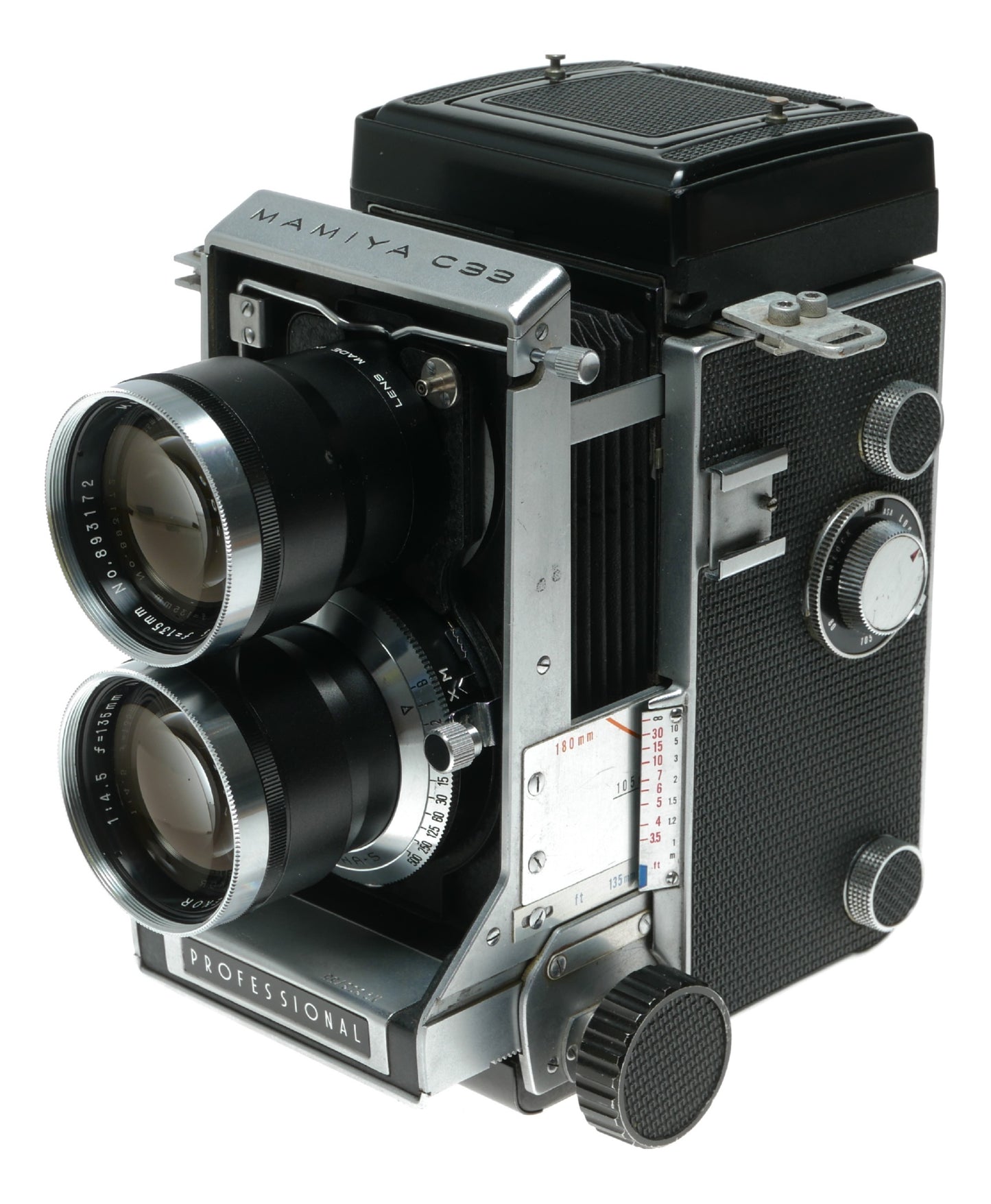 Mamiya C33 Professional TLR Camera with Mamiya-Sekor 135mm f/4.5 Lens - View 2
