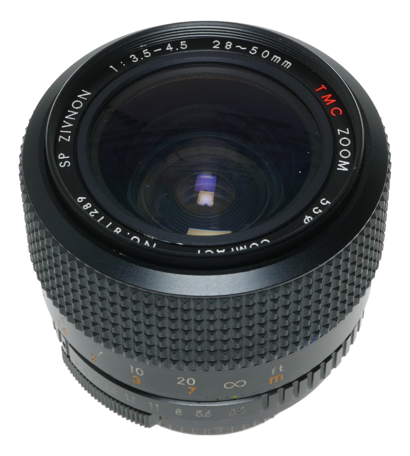 ZIVNON SP 28-50mm f/3.5-4.5 TMC Zoom Compact Camera Lens Made in Japan - View 11