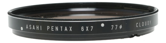 Asahi Pentax 6x7 Medium Format Film Camera with 77mm Cloudy Filter, Japan - View 3
