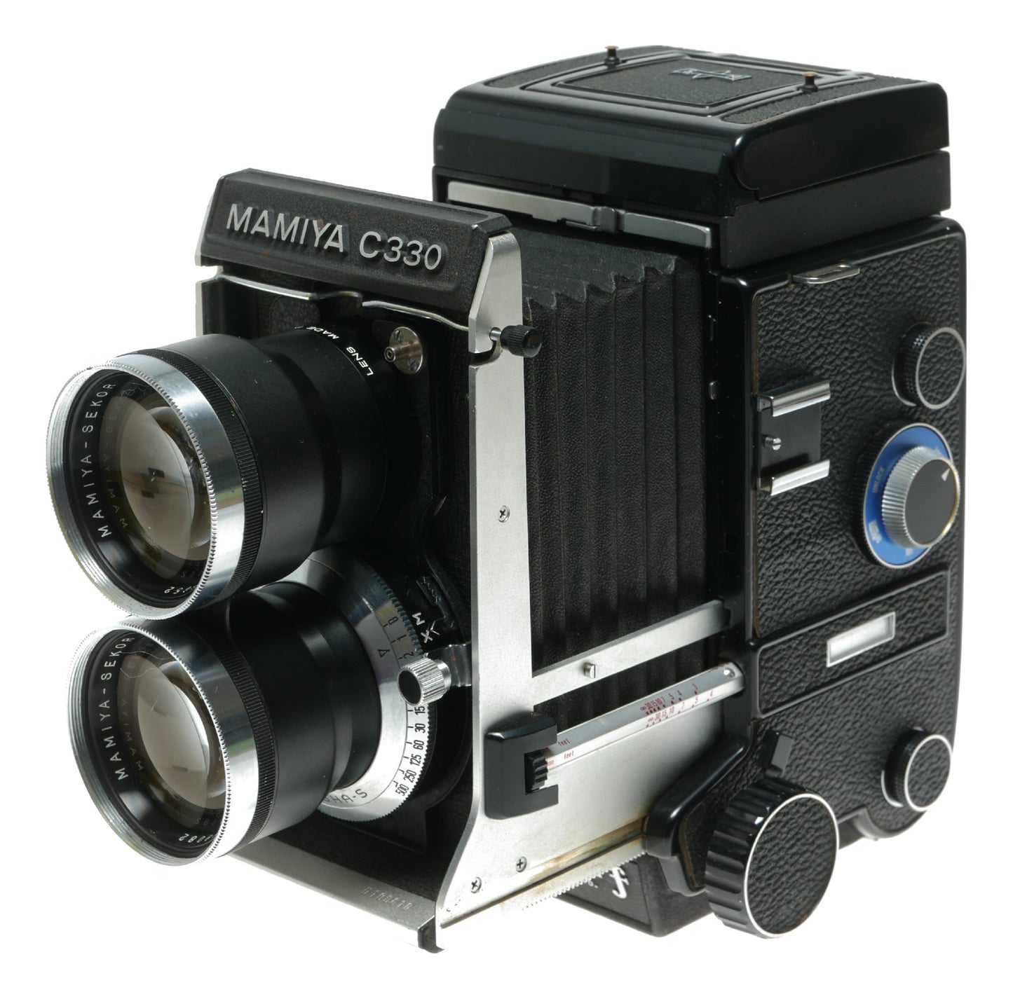 Mamiya C330 Professional TLR Camera with Mamiya-Sekor 135mm f/4.5 Lens, 120 Film, Made in Japan - View 6