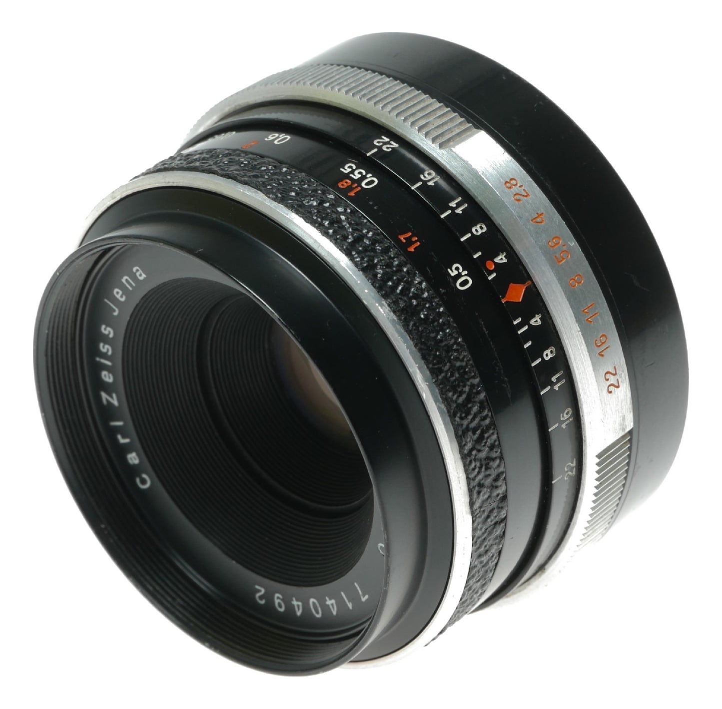 Carl Zeiss Jena Tessar 2.8/50mm f/2.8 Vintage Camera Lens - View 3