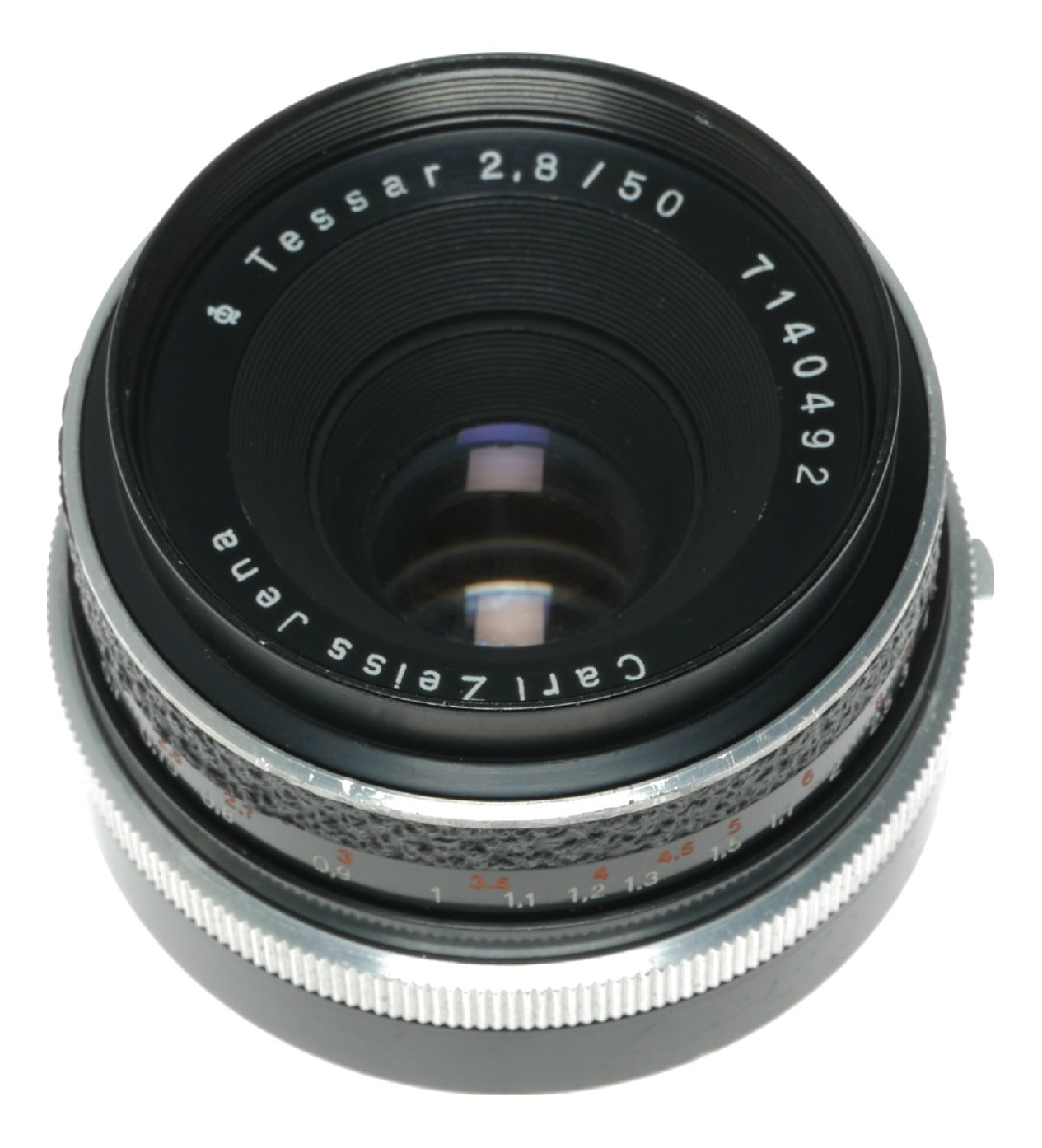 Carl Zeiss Jena Tessar 2.8/50mm f/2.8 Vintage Camera Lens - View 12