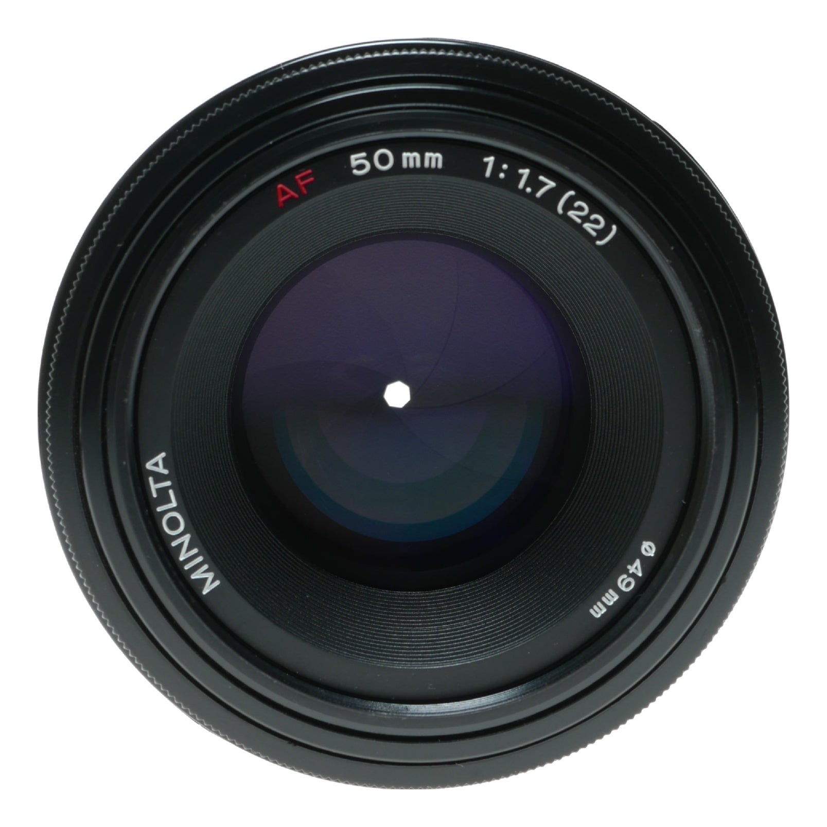 Minolta AF 50mm f/1.7 Prime Lens for Minolta AF Cameras, Made in Japan - View 4