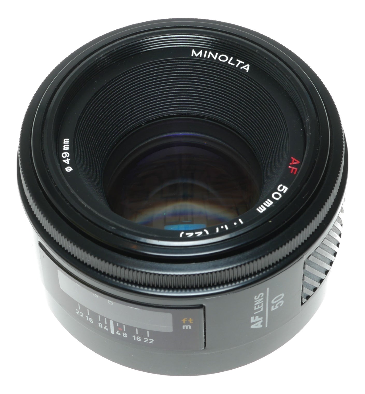 Minolta AF 50mm f/1.7 Prime Lens for Minolta AF Cameras, Made in Japan - View 8