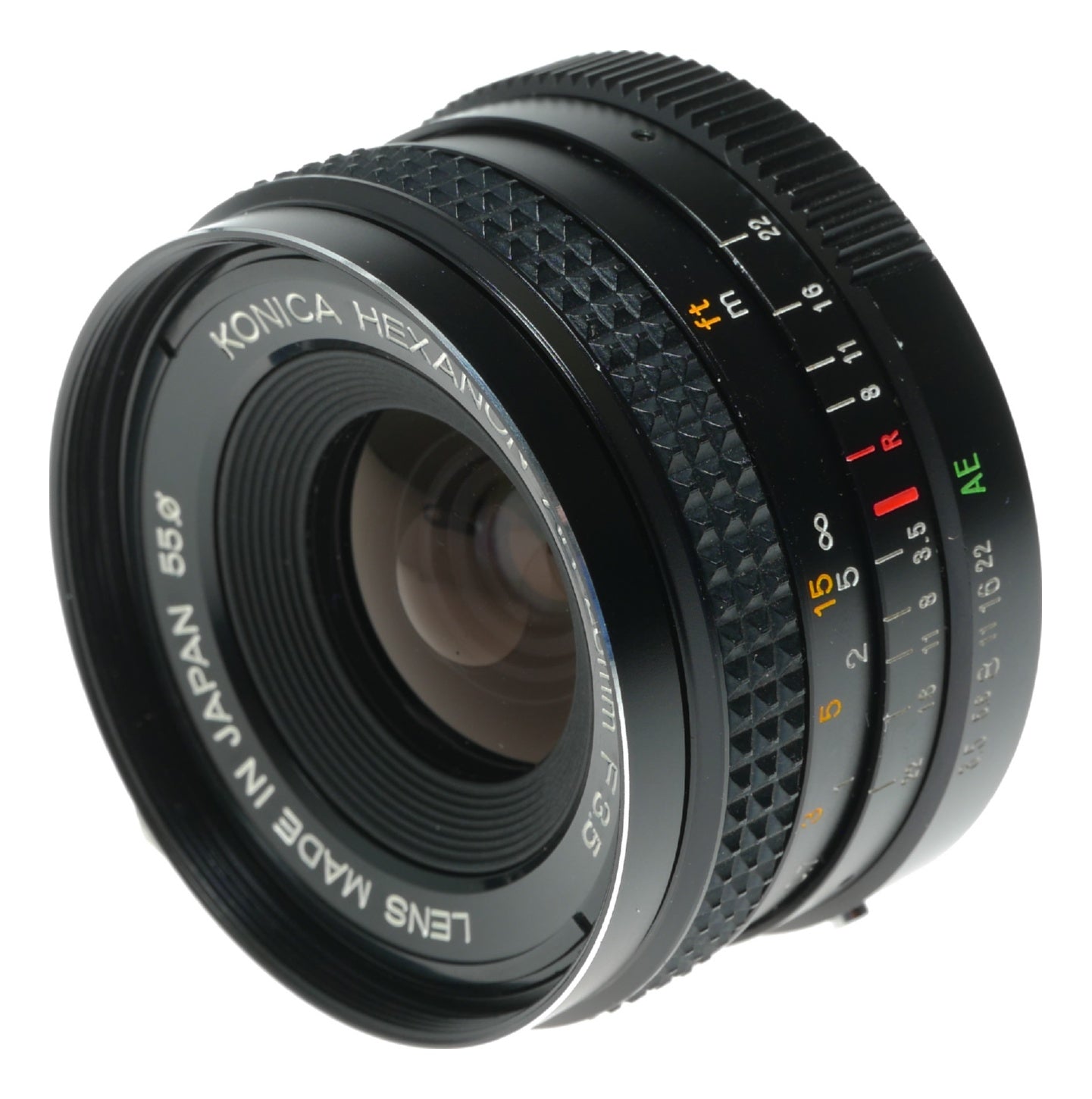 Konica Hexanon AR 28mm f/3.5 Vintage Lens Made in Japan - View 3