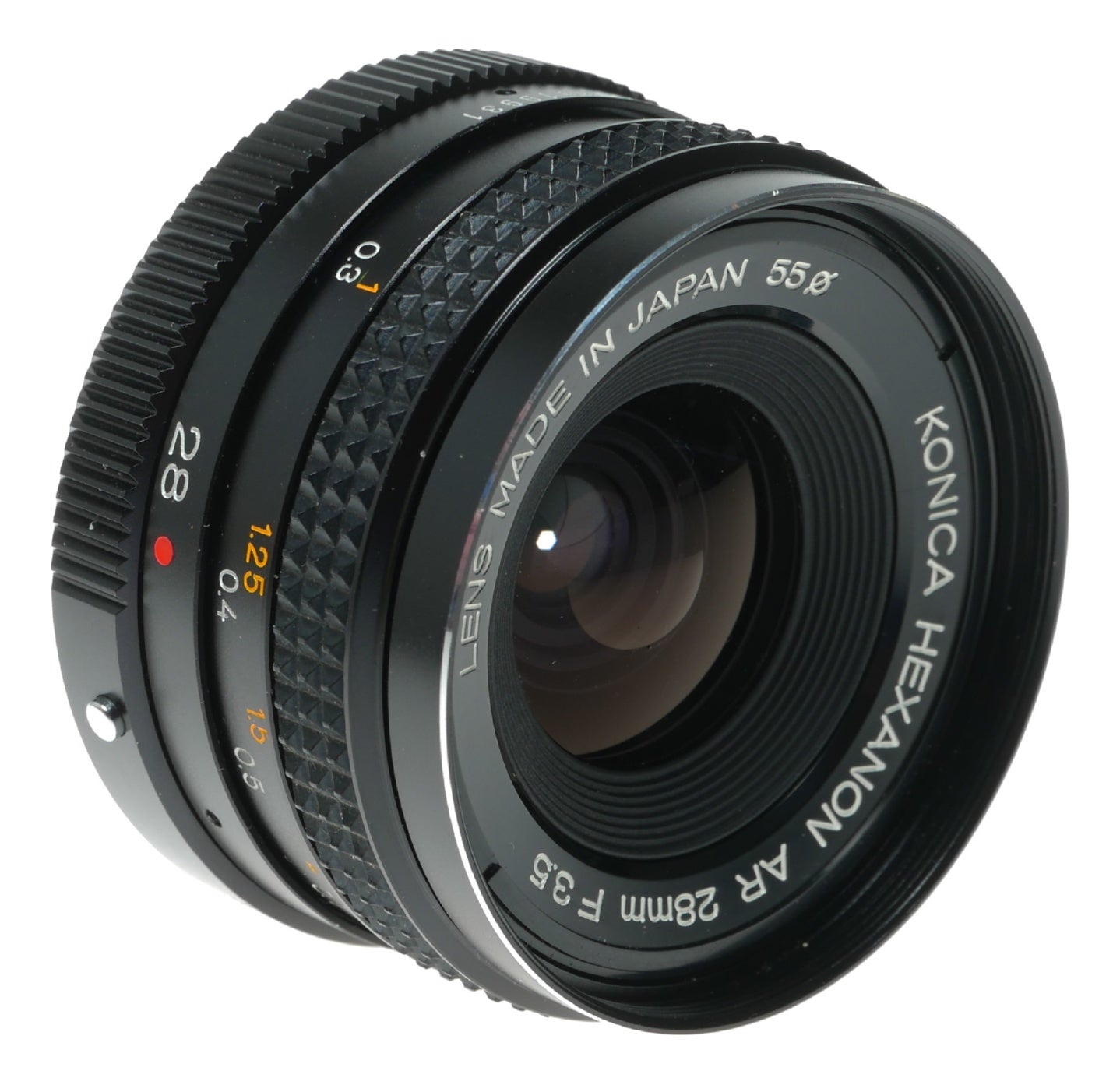 Konica Hexanon AR 28mm f/3.5 Vintage Lens Made in Japan - View 6