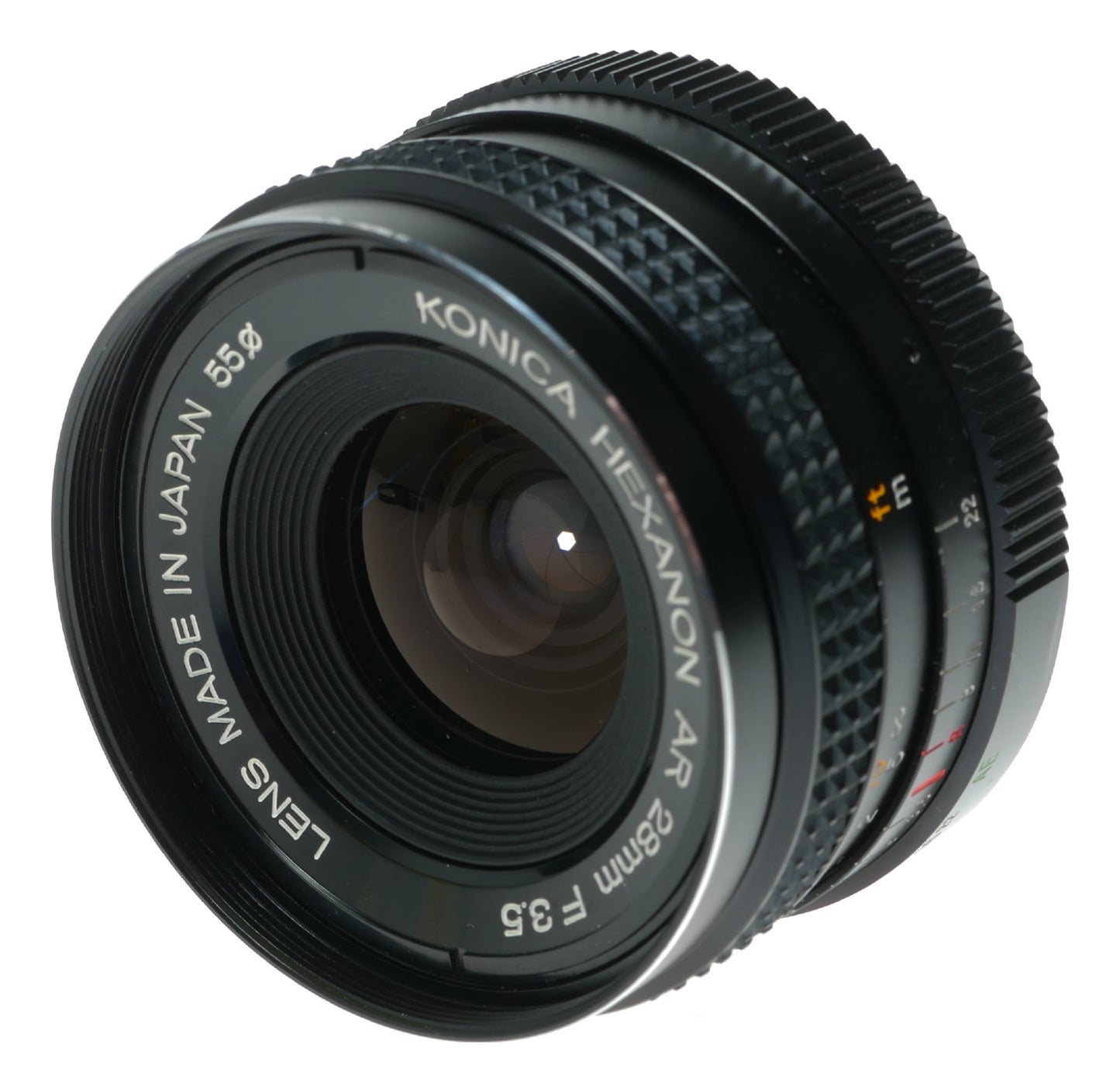 Konica Hexanon AR 28mm f/3.5 Vintage Lens Made in Japan - View 7