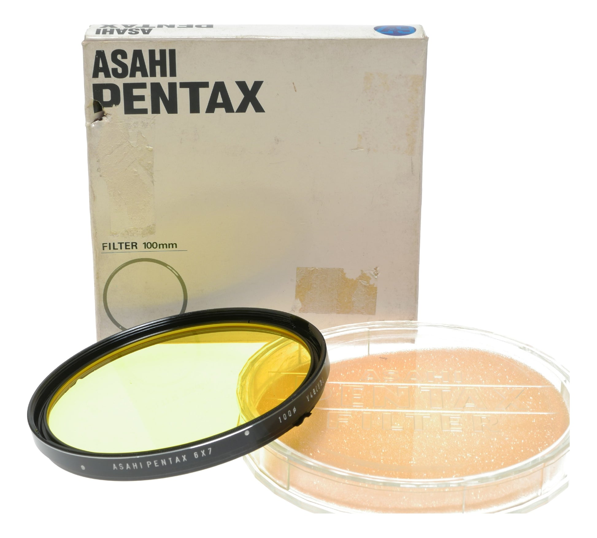 Asahi Pentax 6x7 Medium Format Film Camera with 100mm f/2.8 Lens and Y48 Yellow Filter