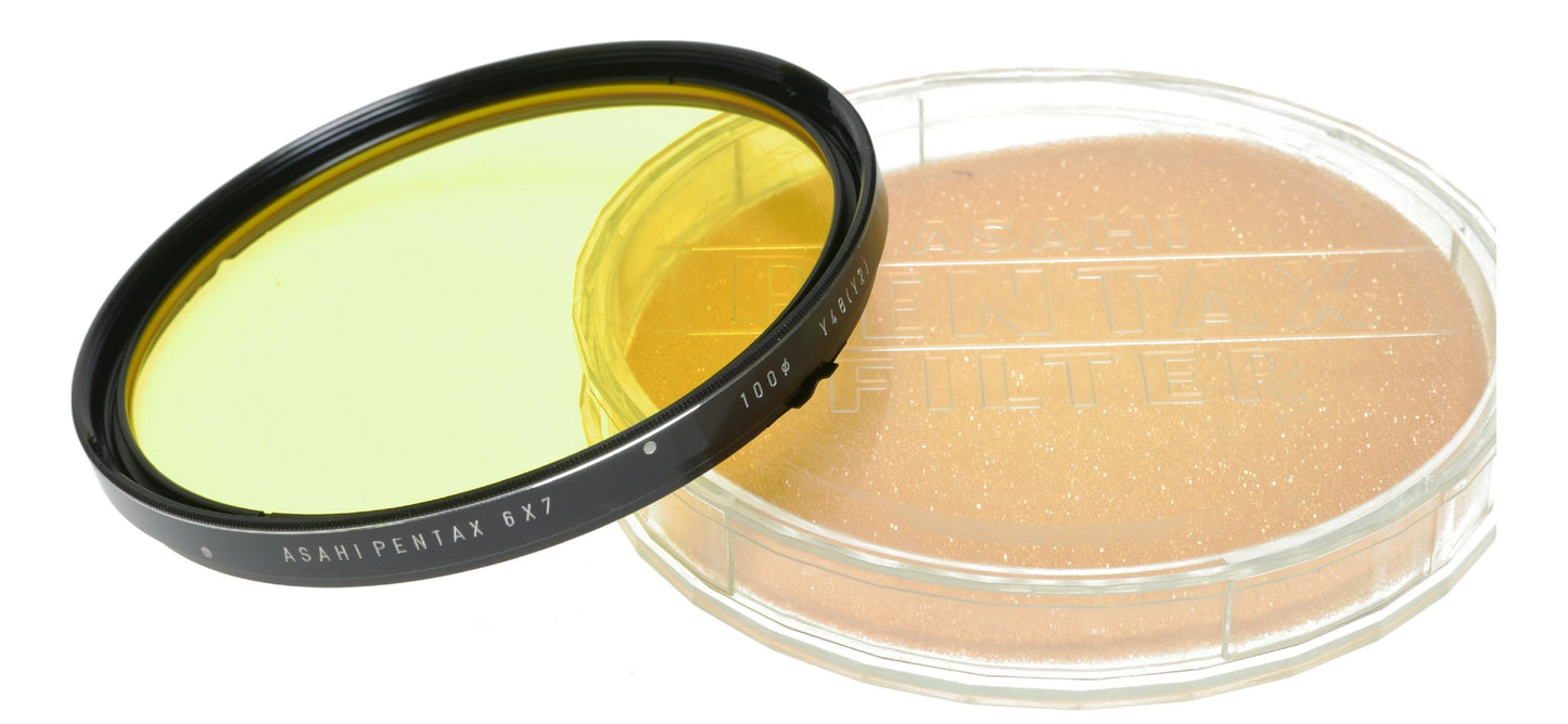 Asahi Pentax 6x7 Medium Format Film Camera with 100mm f/2.8 Lens and Y48 Yellow Filter - View 2