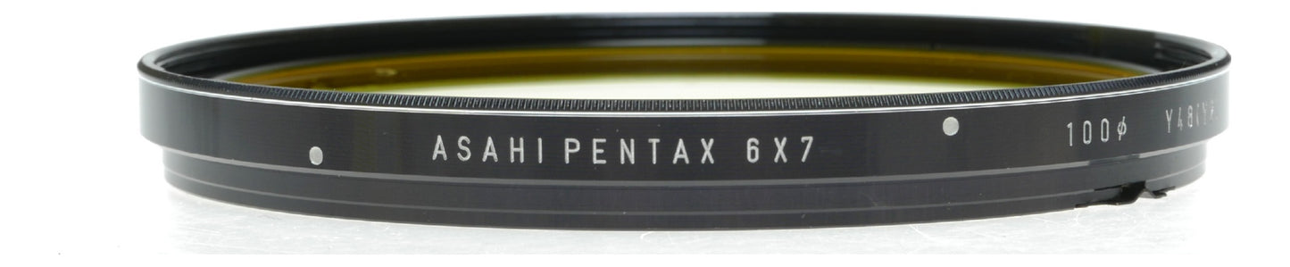 Asahi Pentax 6x7 Medium Format Film Camera with 100mm f/2.8 Lens and Y48 Yellow Filter - View 7