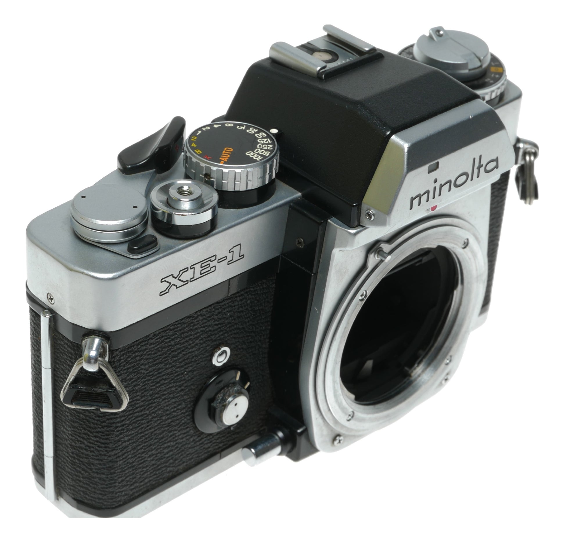 Minolta XE-1 Vintage SLR Film Camera with ASA/DIN Settings - View 2