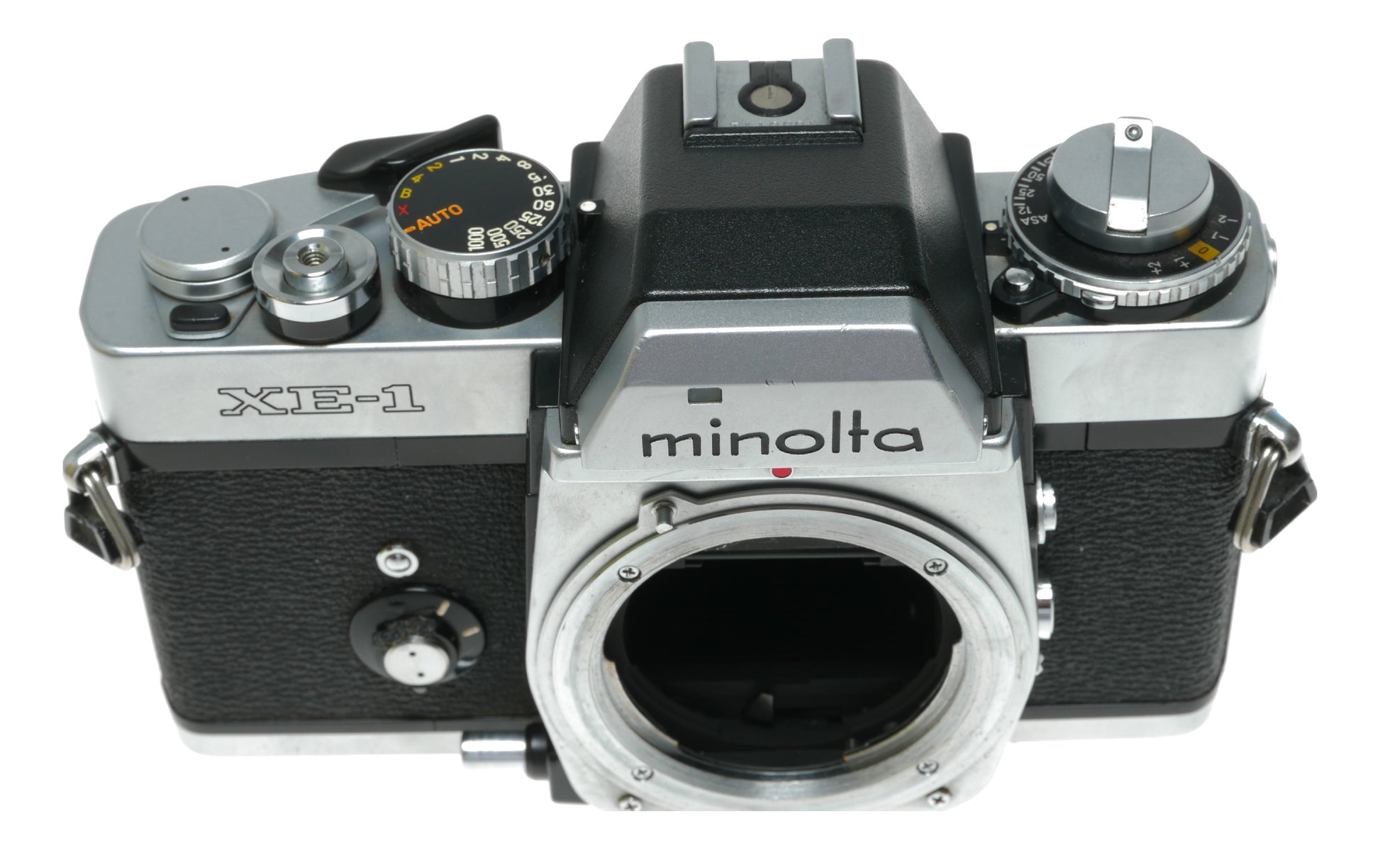 Minolta XE-1 Vintage SLR Film Camera with ASA/DIN Settings - View 3