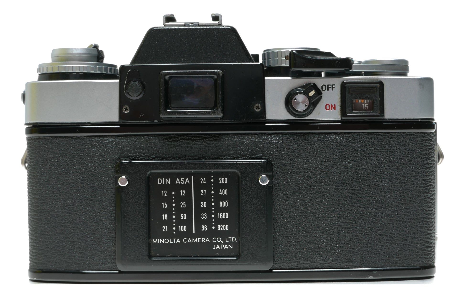 Minolta XE-1 Vintage SLR Film Camera with ASA/DIN Settings - View 6