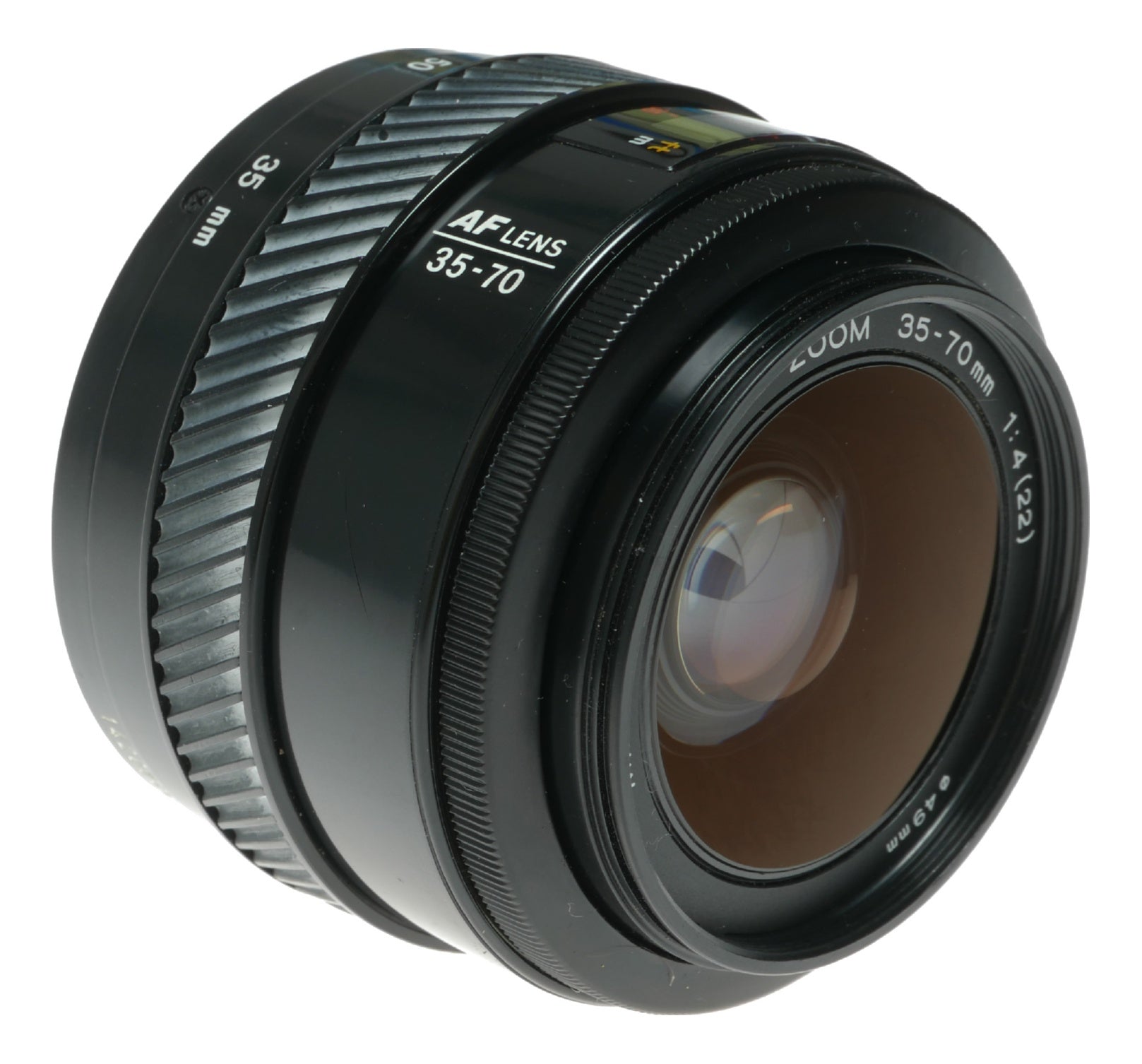 Minolta AF Zoom 35-70mm f/4 Macro Lens - Vintage Japanese SLR Camera Lens - View 4