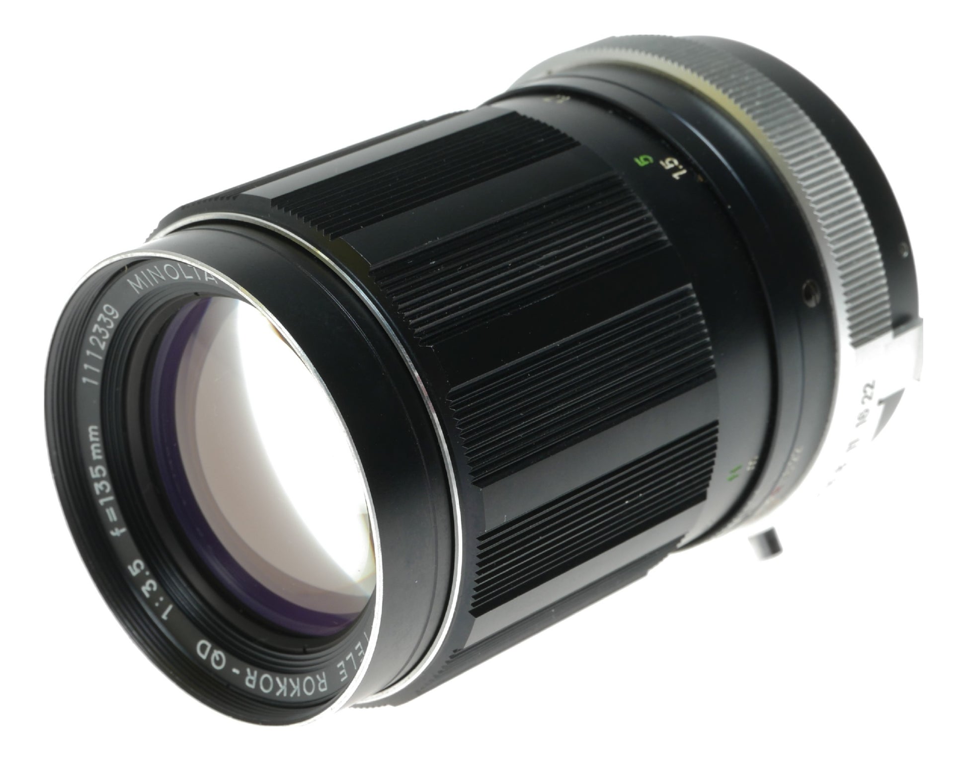 Minolta MC Tele Rokkor-QD 135mm f/3.5 Vintage Prime Lens Made in Japan - View 3