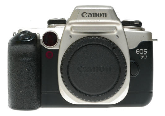 Canon EOS 50 Vintage SLR Film Camera with AI Servo and Focus Modes