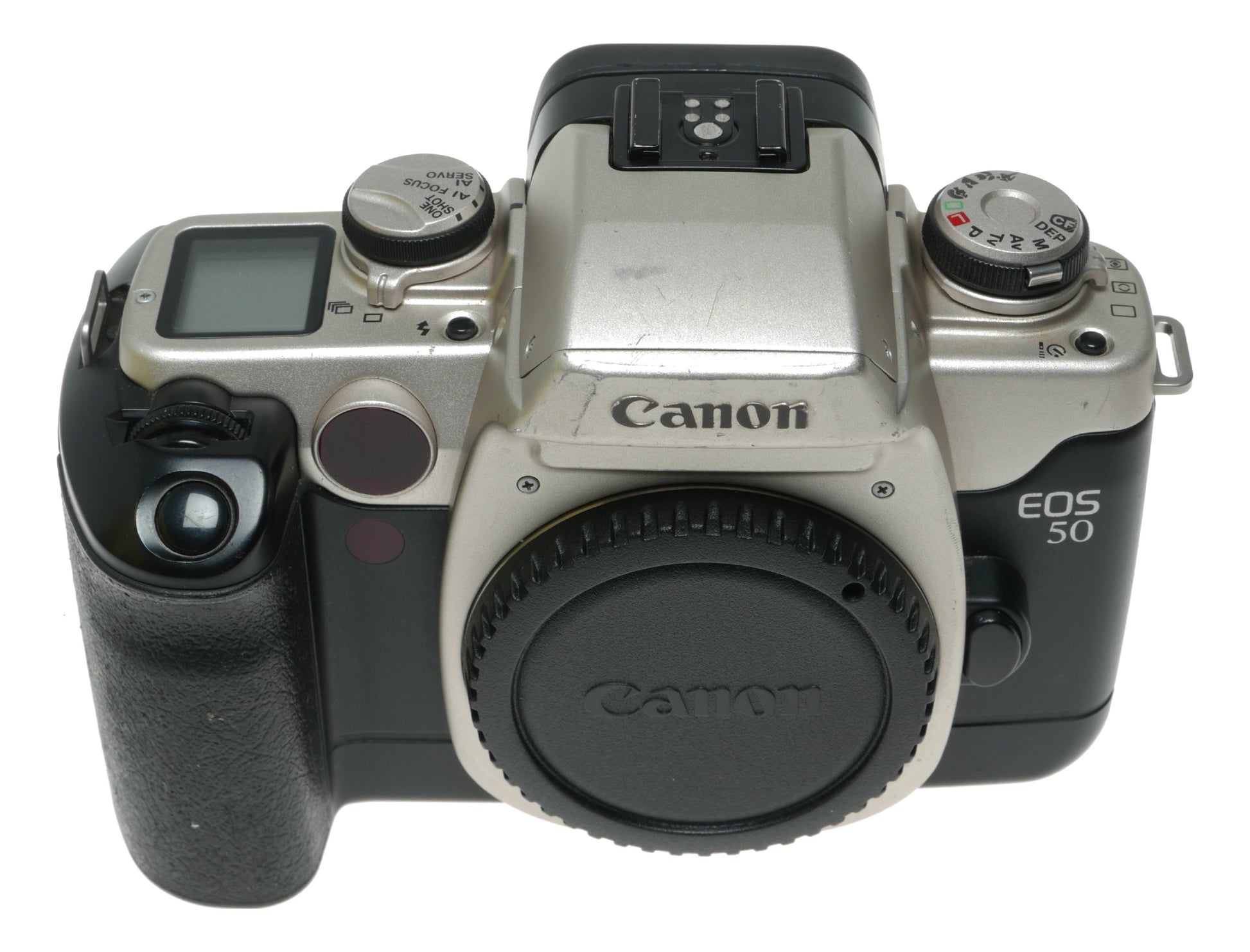Canon EOS 50 Vintage SLR Film Camera with AI Servo and Focus Modes - View 3